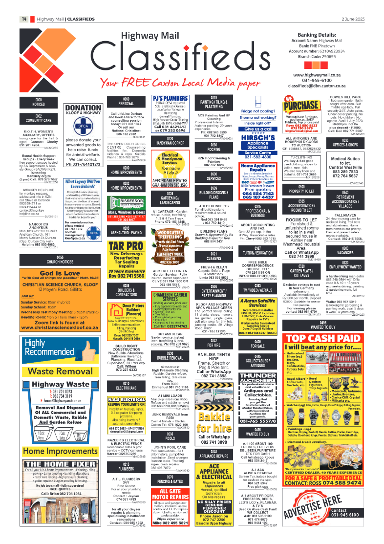 Highway Mail 2 June 2023 page 14