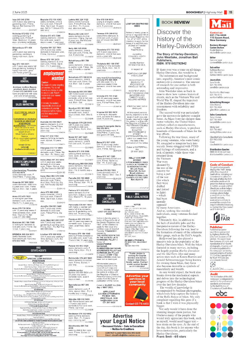 Highway Mail 2 June 2023 page 15