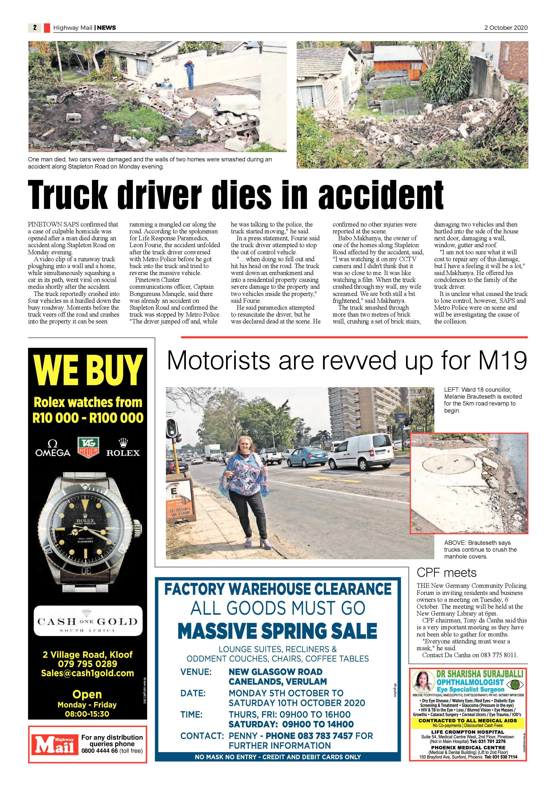 Highway Mail 2 October 2020 page 2