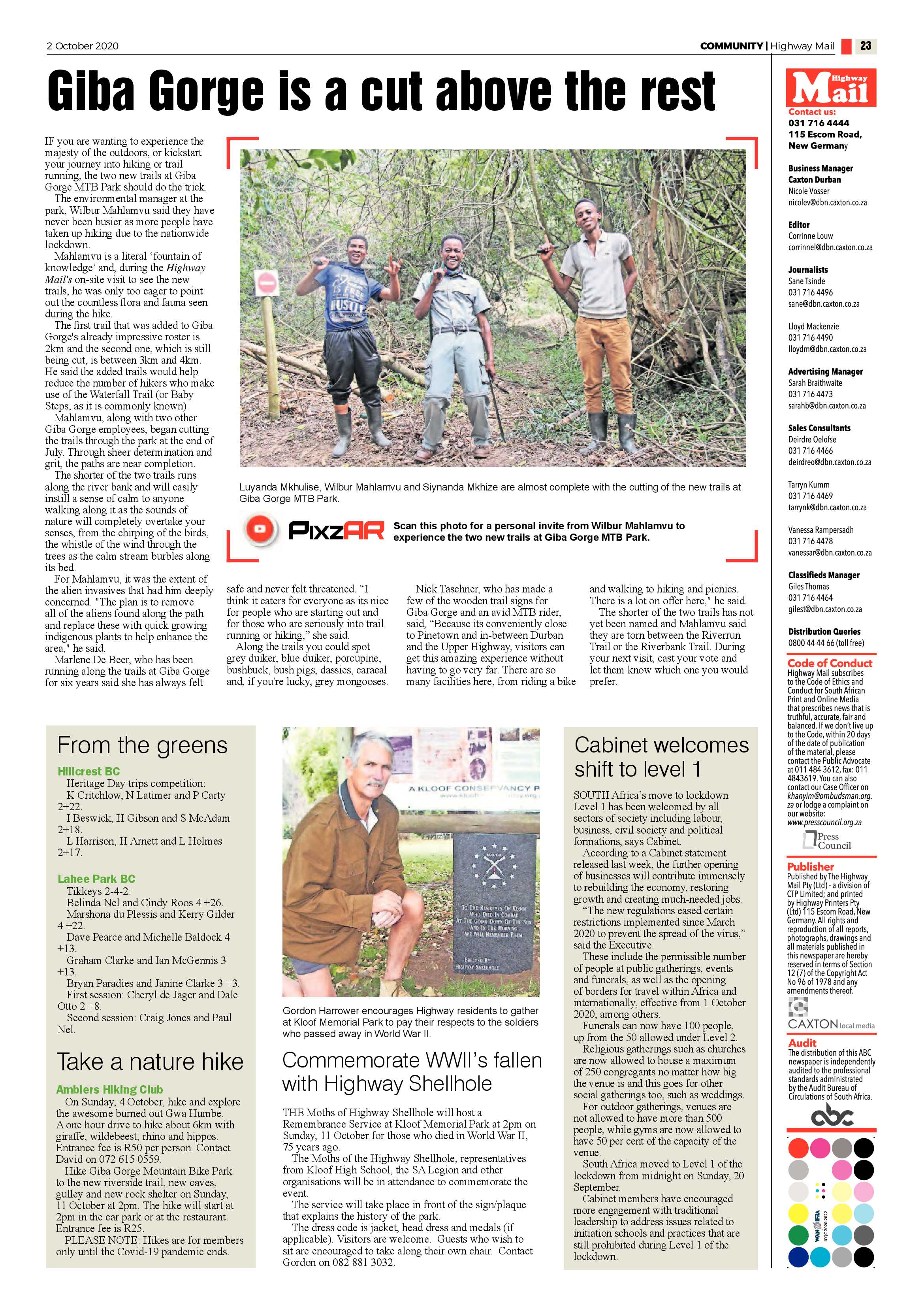 Highway Mail 2 October 2020 page 23