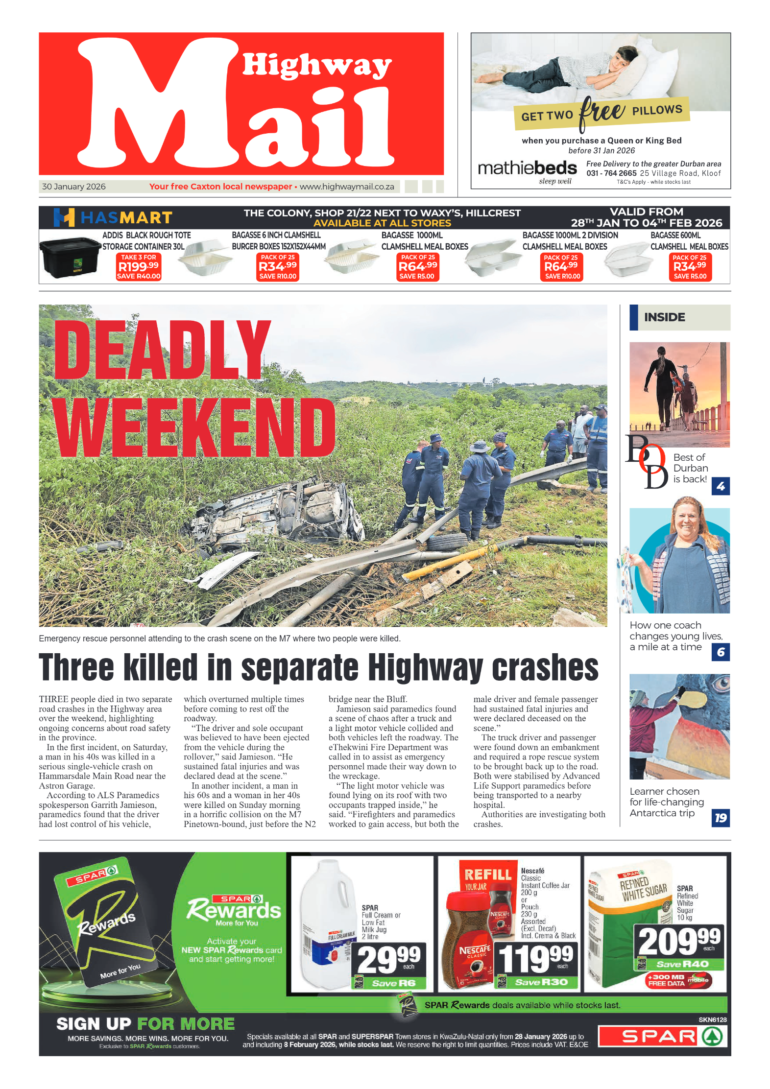 Highway Mail 30 January 2026 page 1