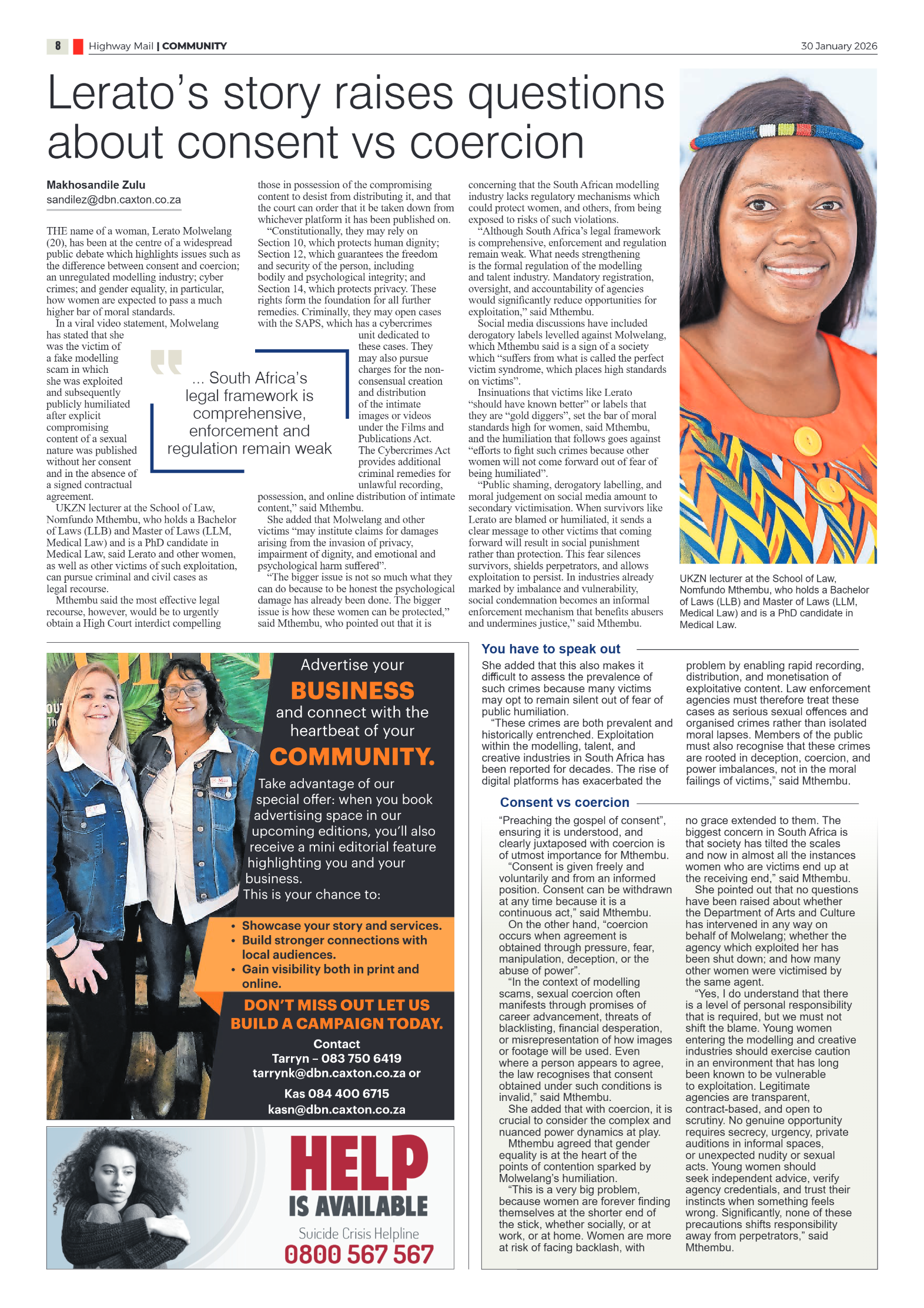 Highway Mail 30 January 2026 page 8