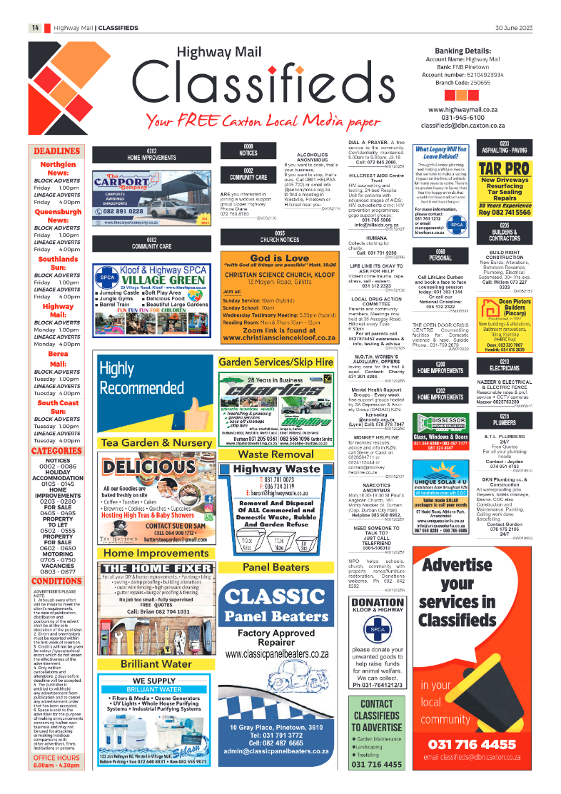 Highway Mail 30 June 2023 page 14