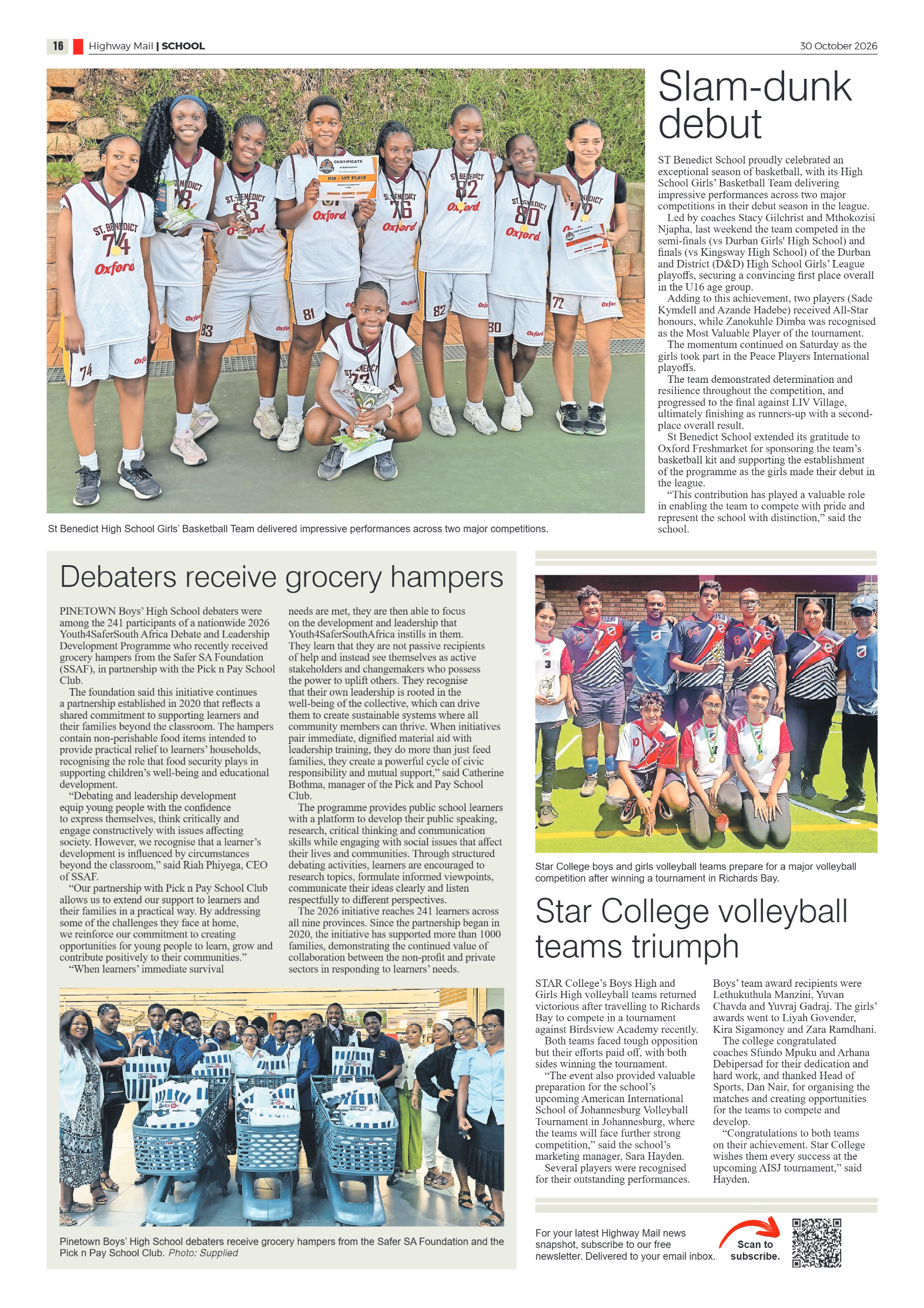 Highway Mail 30 October 2026 page 16