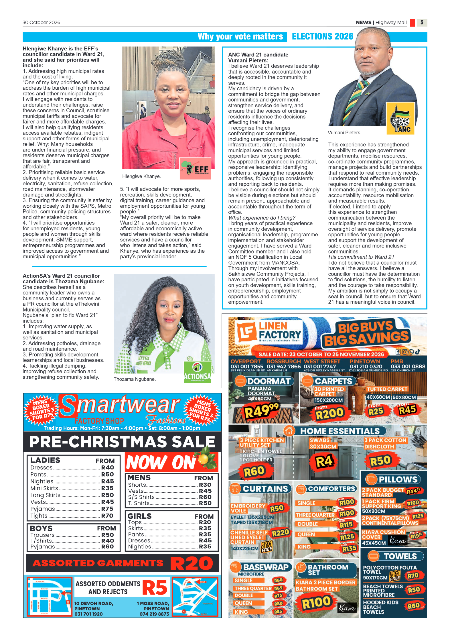 Highway Mail 30 October 2026 page 5