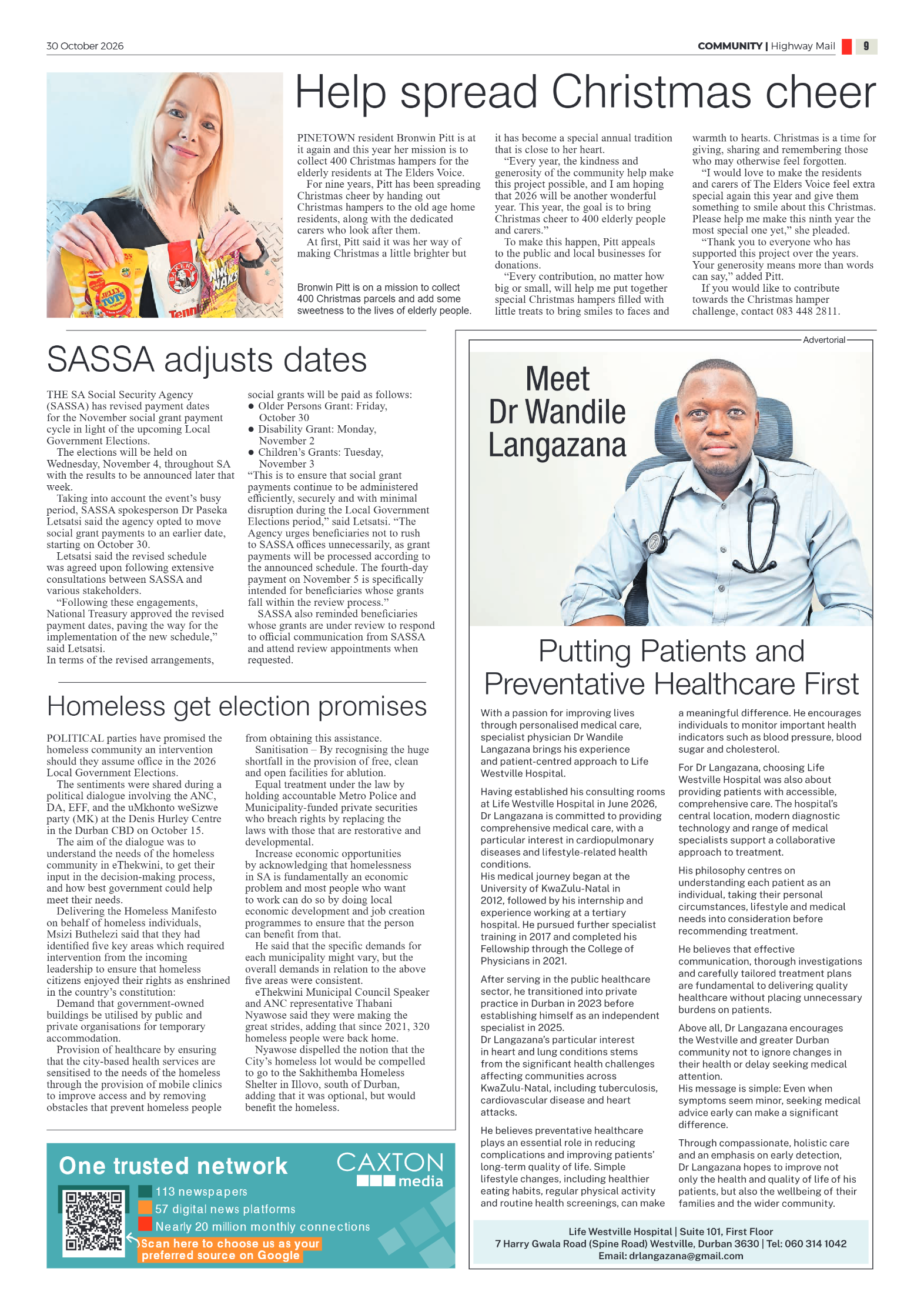 Highway Mail 30 October 2026 page 9