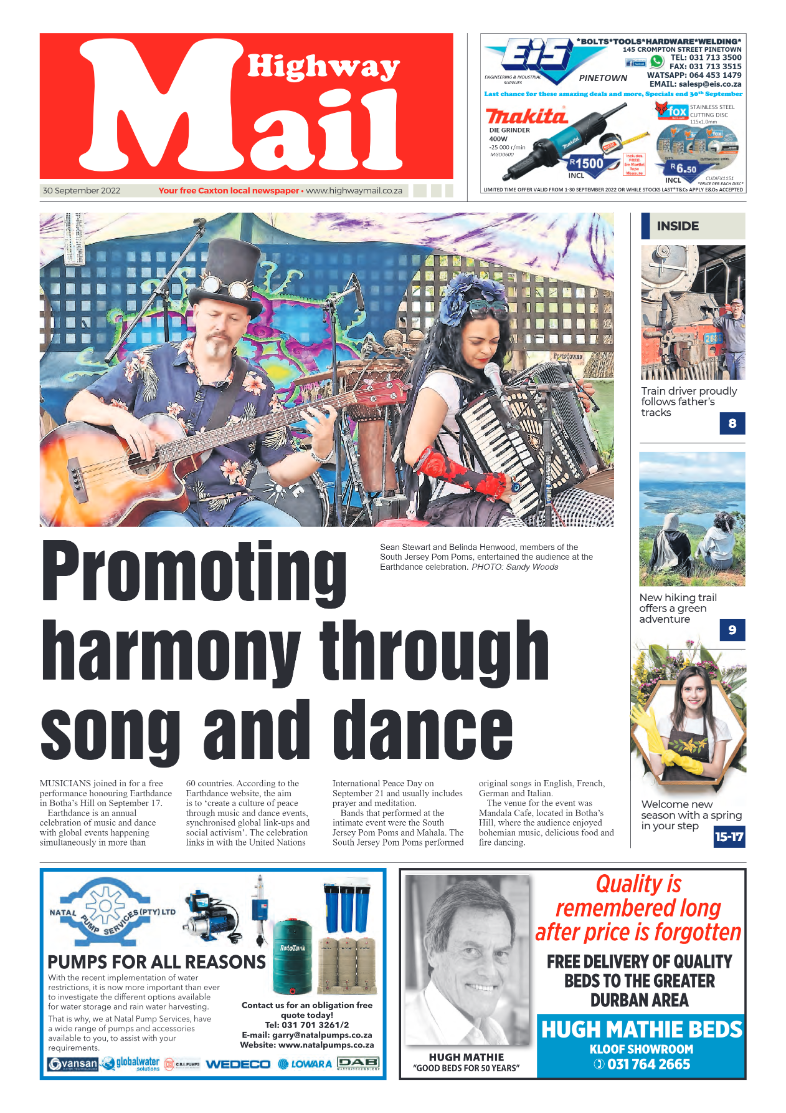 Highway Mail 30 September 2022 page 1