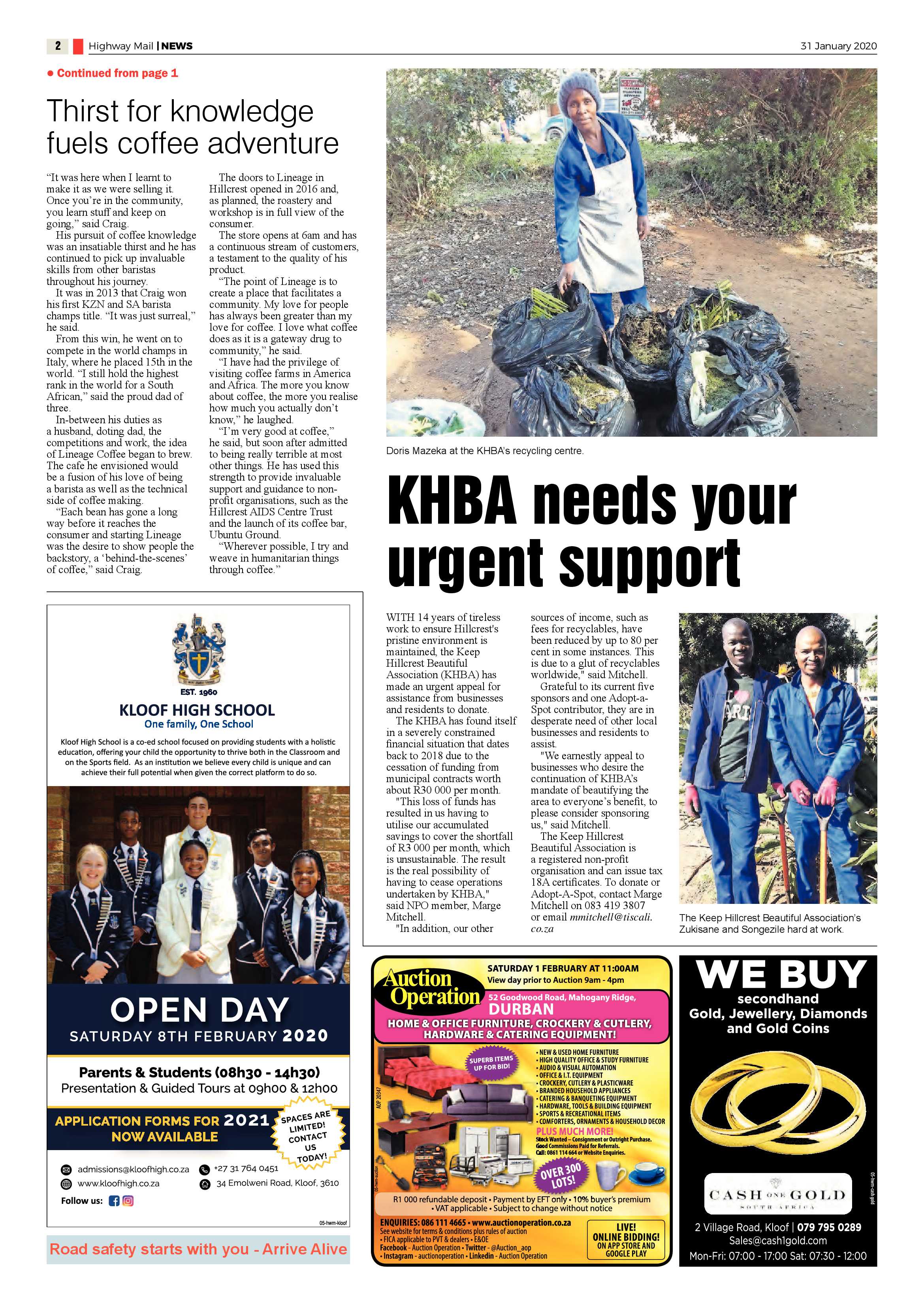 Highway Mail 31 January 2020 page 2