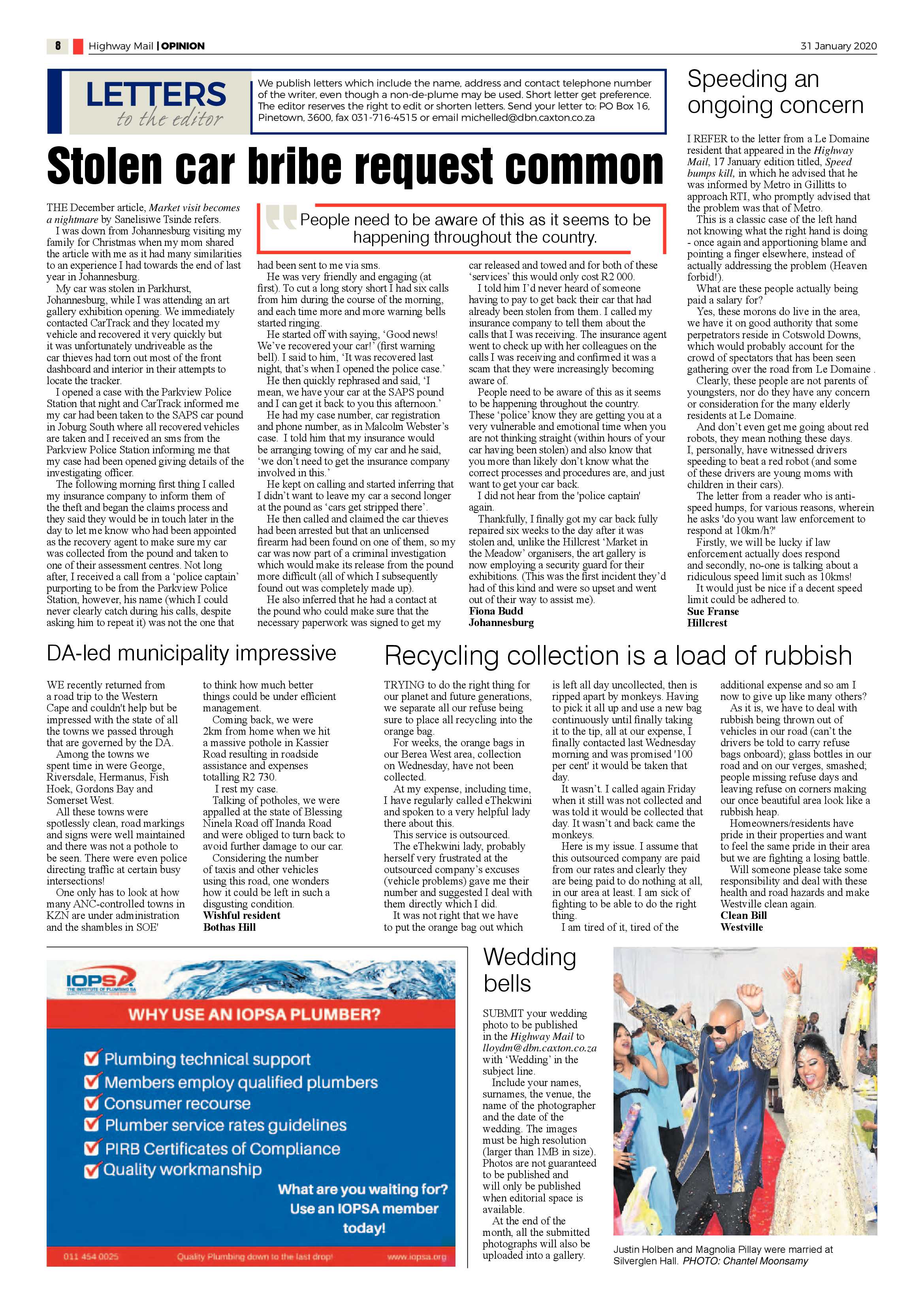 Highway Mail 31 January 2020 page 8