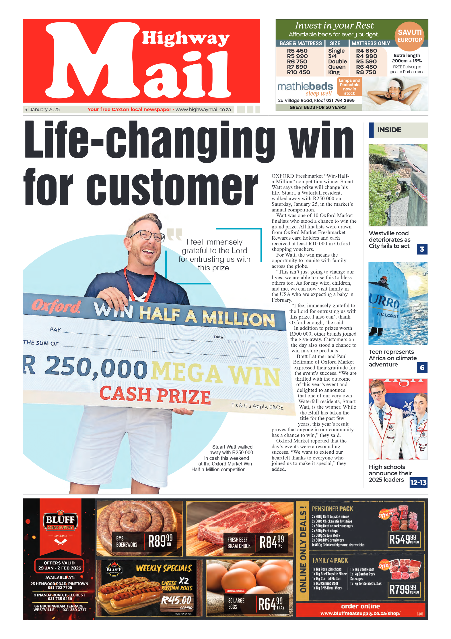 Highway Mail 31 January 2025 page 1