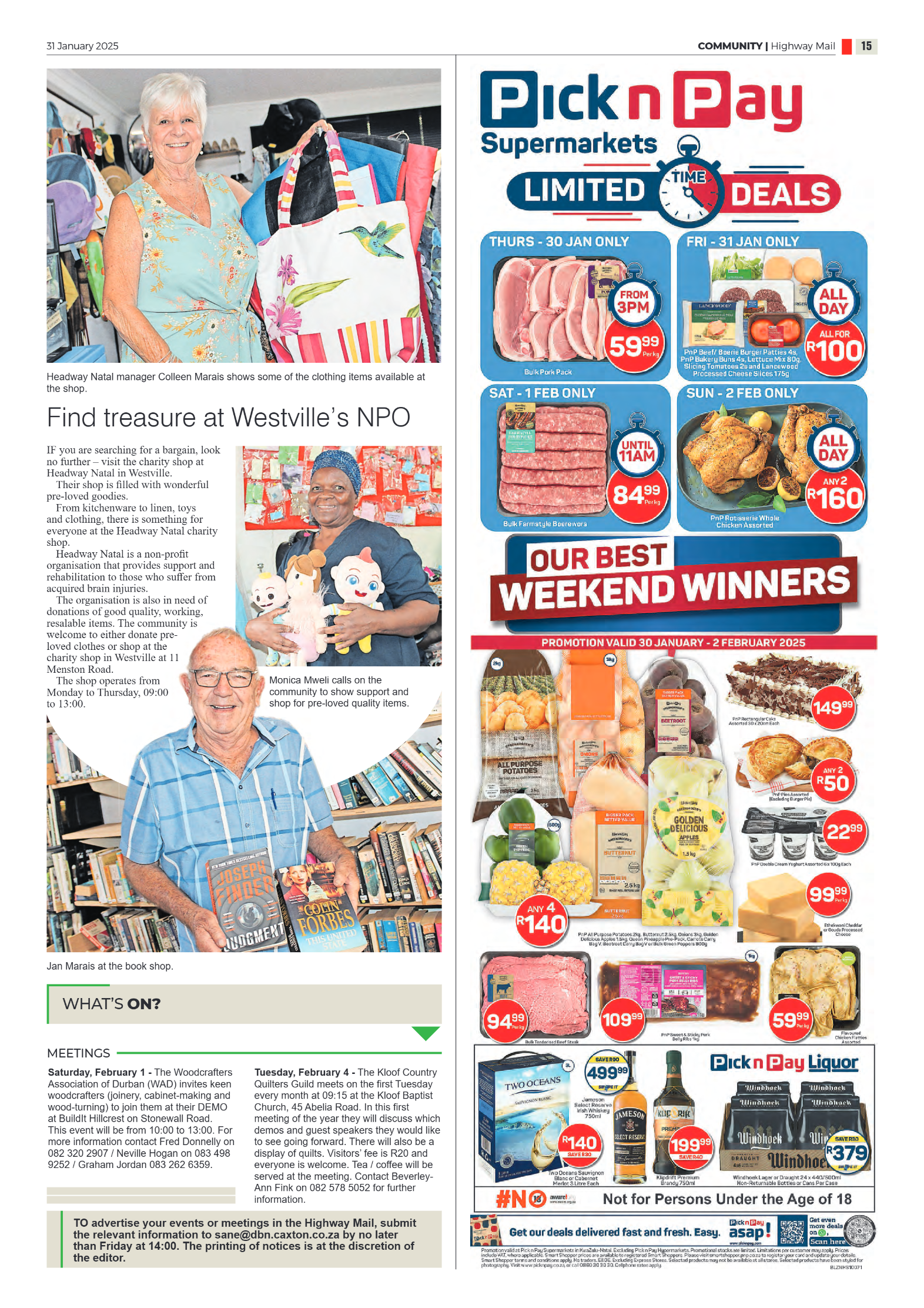 Highway Mail 31 January 2025 page 15