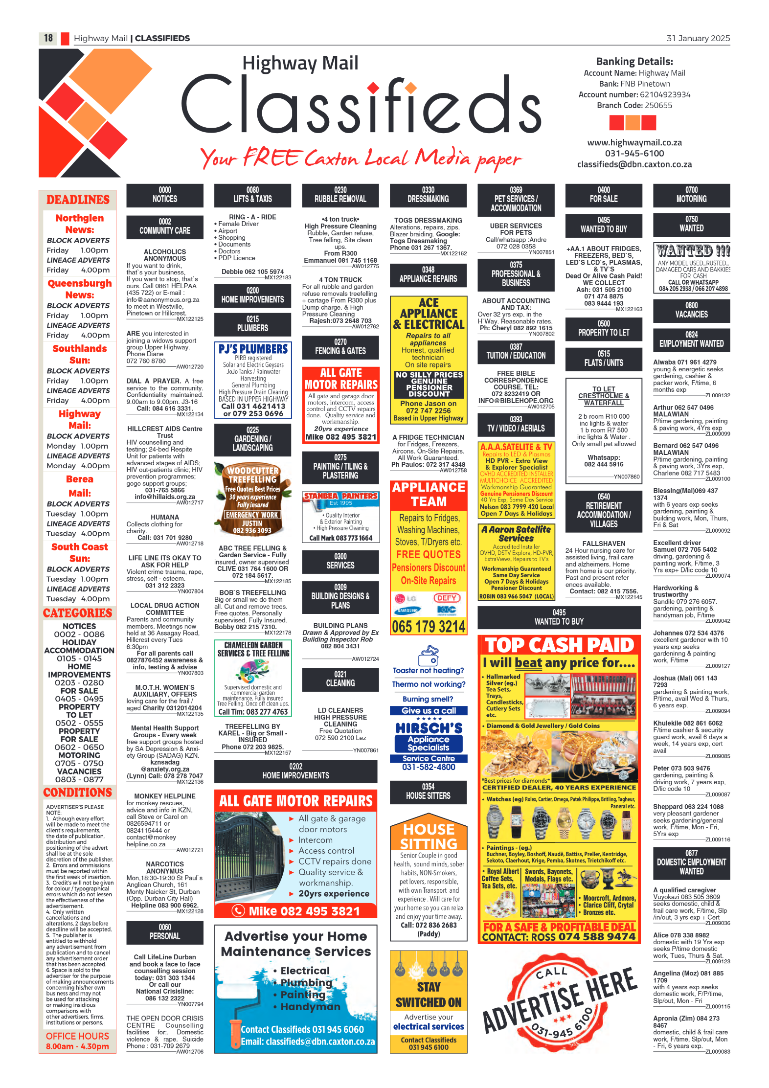 Highway Mail 31 January 2025 page 18