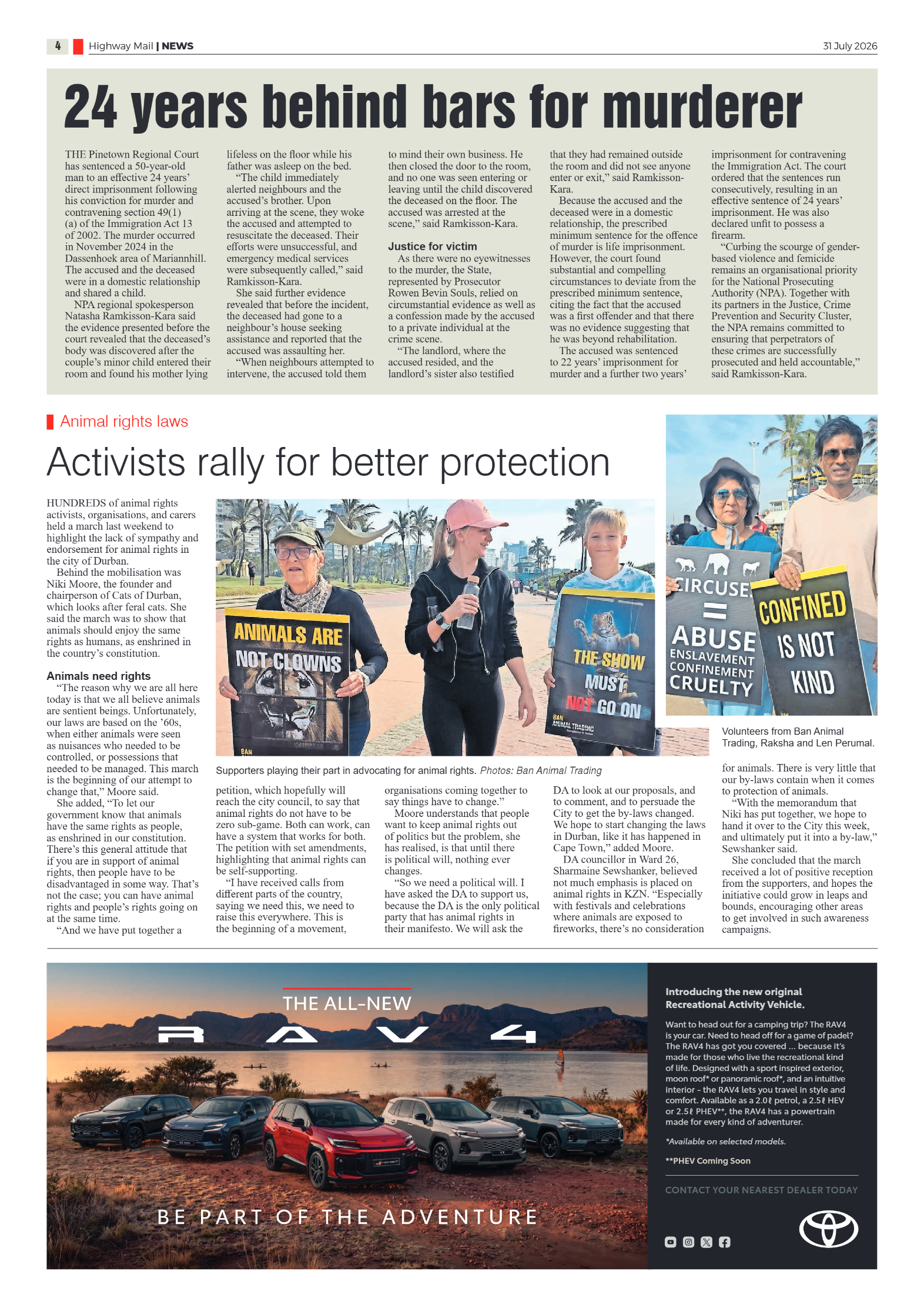 Highway Mail 31 July 2026 page 4