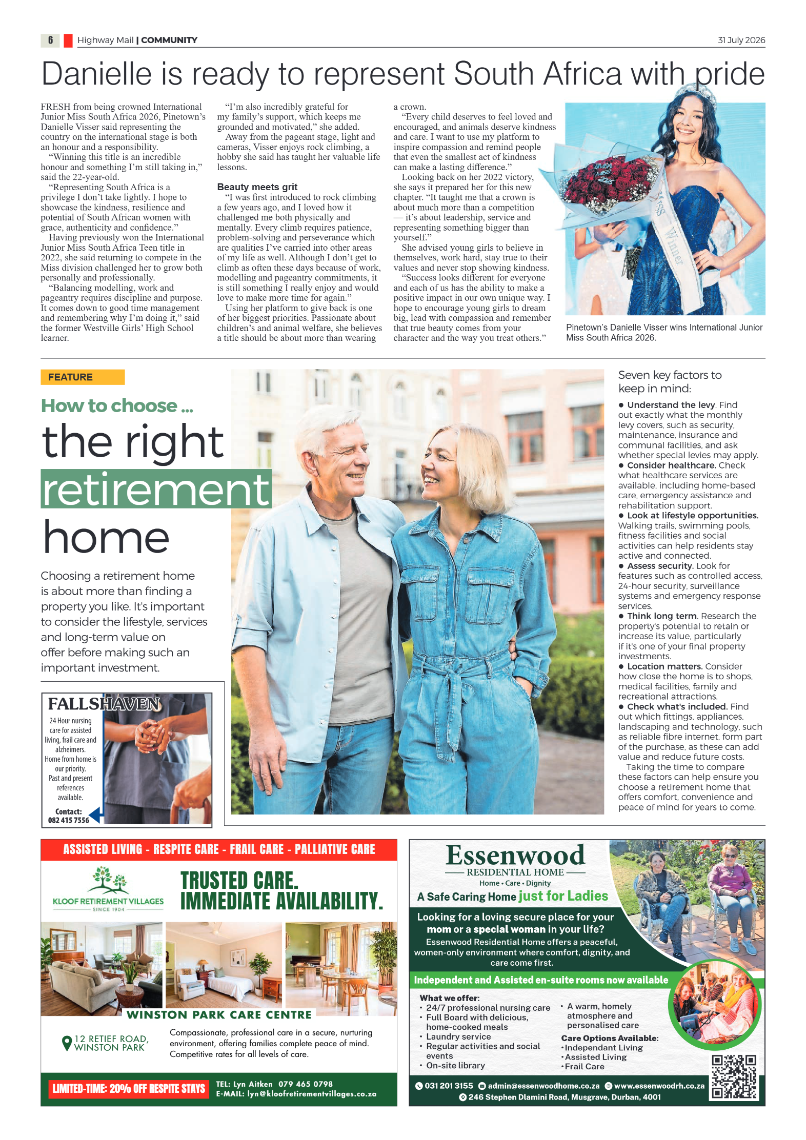 Highway Mail 31 July 2026 page 6