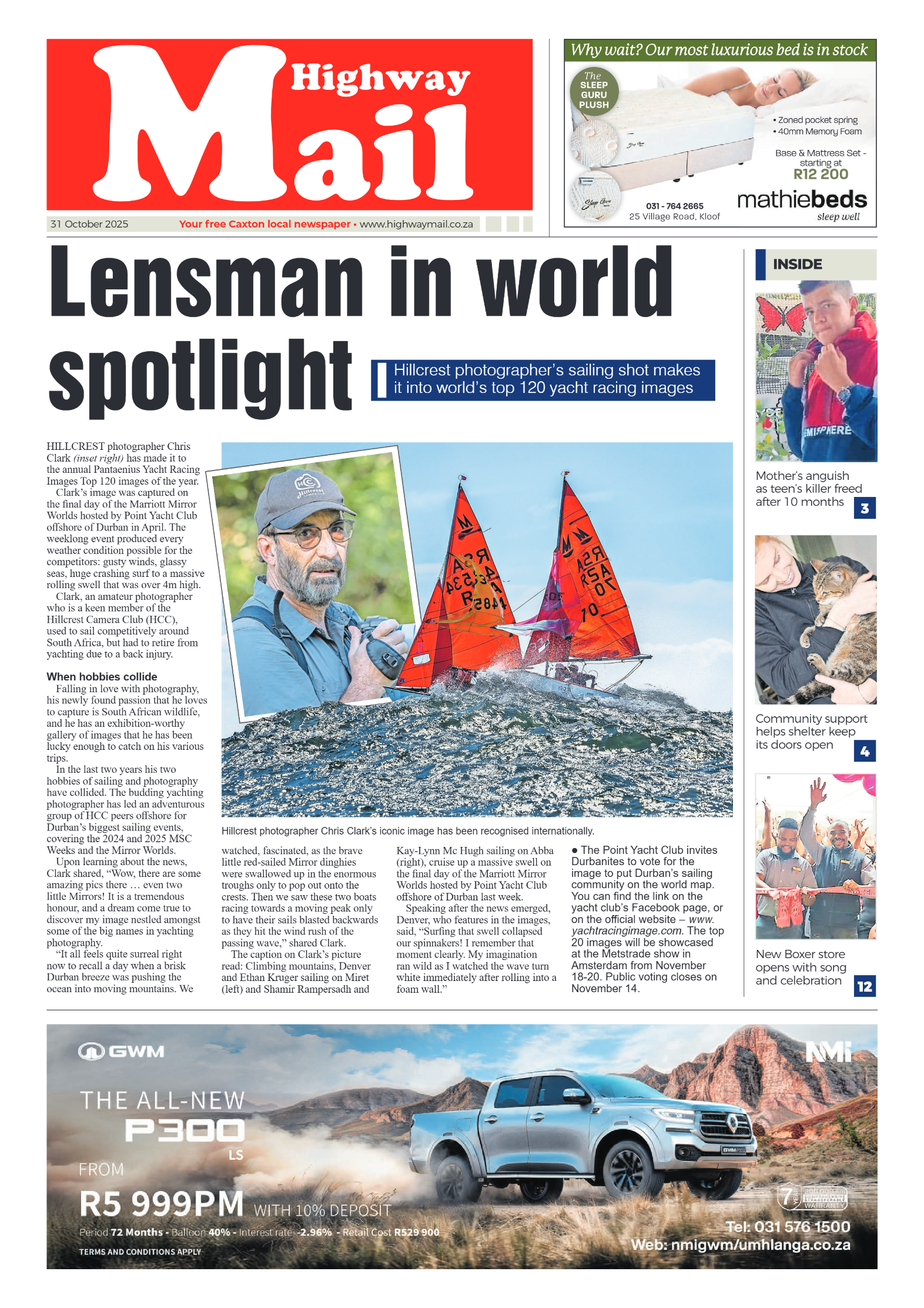 Highway Mail 31 October 2025 page 1
