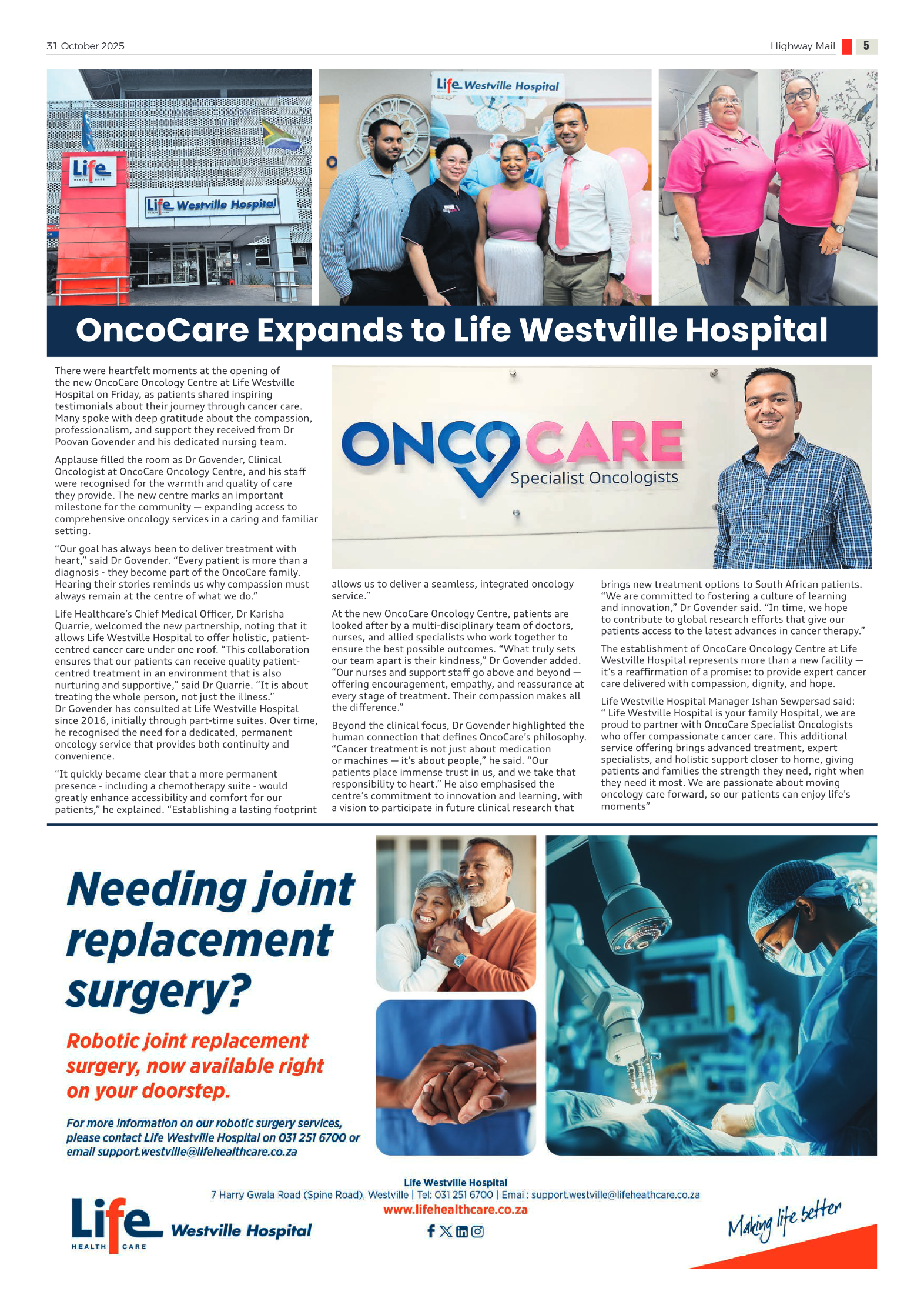 Highway Mail 31 October 2025 page 5