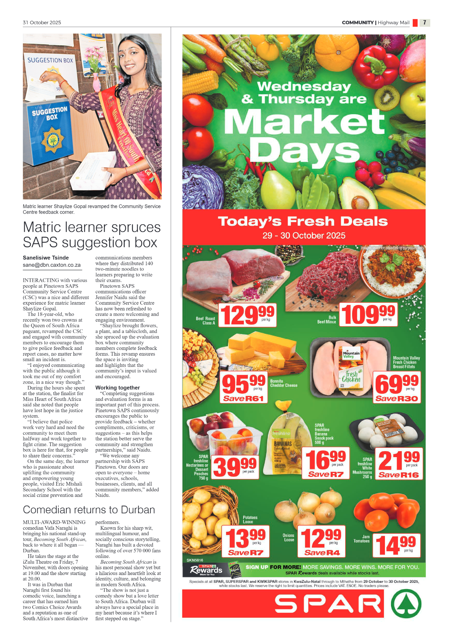 Highway Mail 31 October 2025 page 7