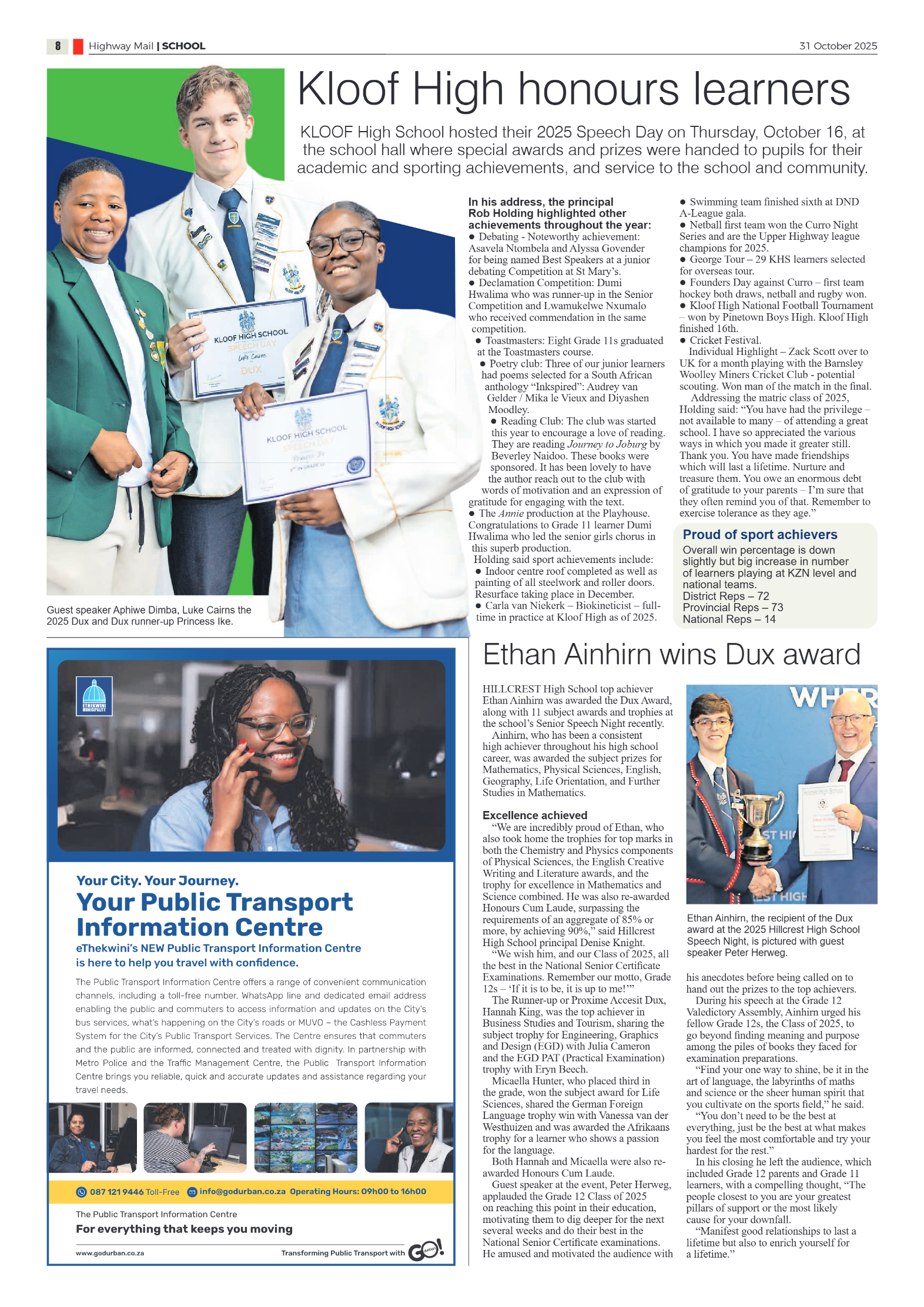Highway Mail 31 October 2025 page 8