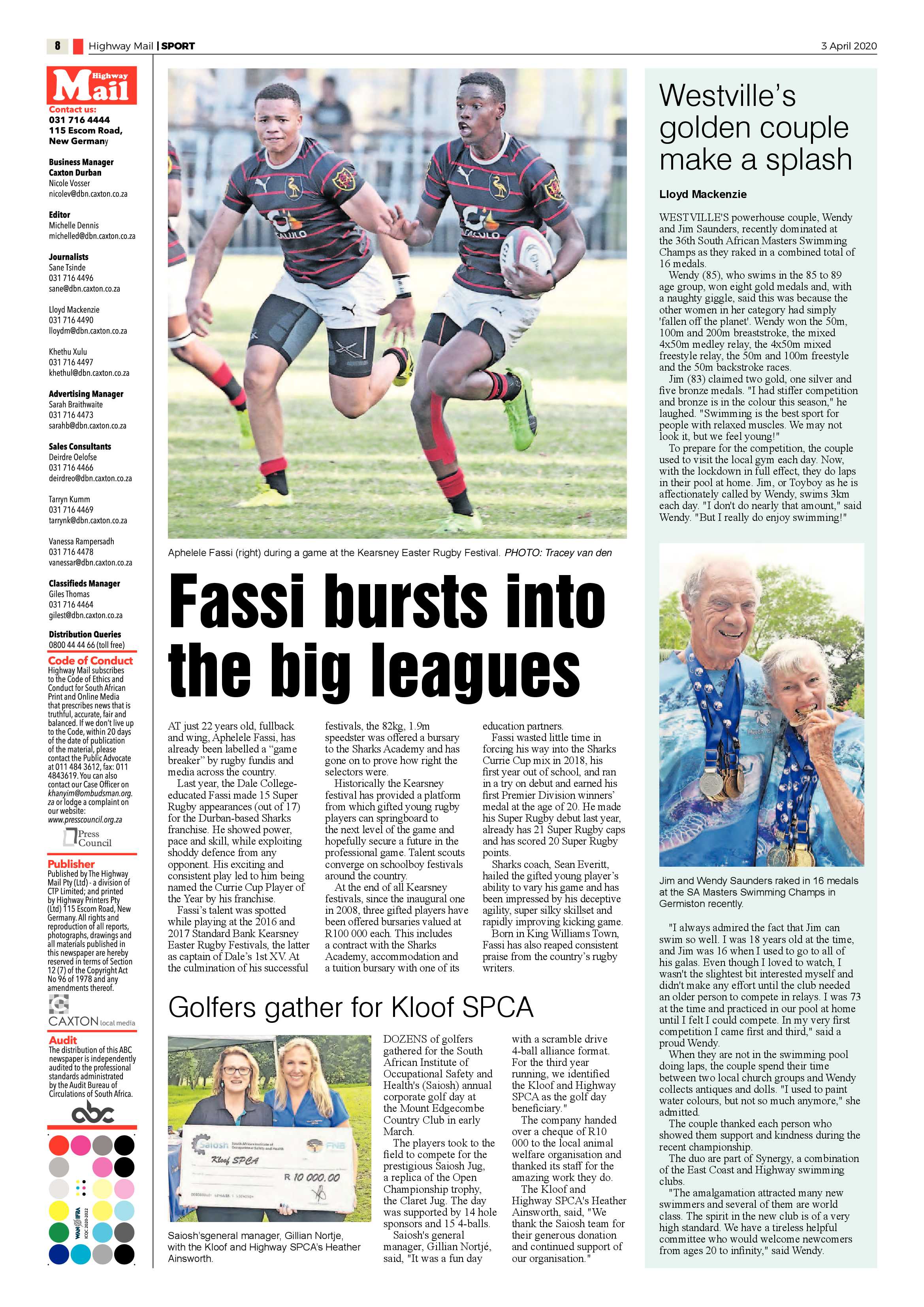 Highway Mail 3 April 2020 page 8