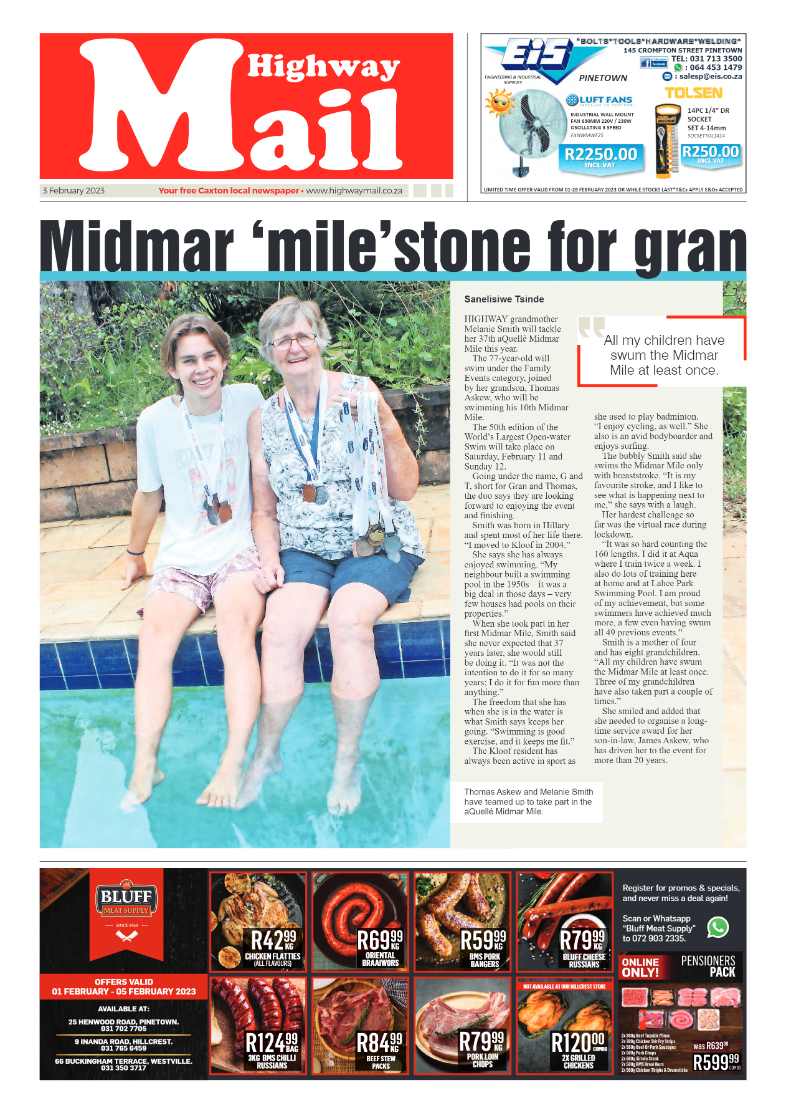 Highway Mail 3 February 2023 page 1
