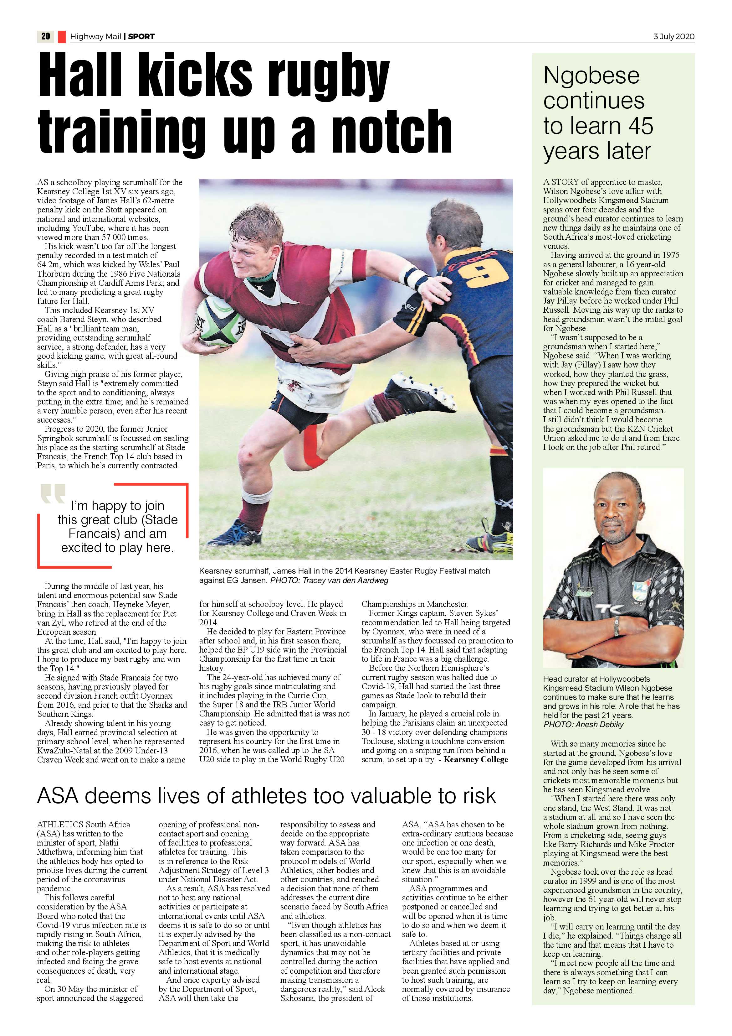 Highway Mail 3 July 2020 page 20