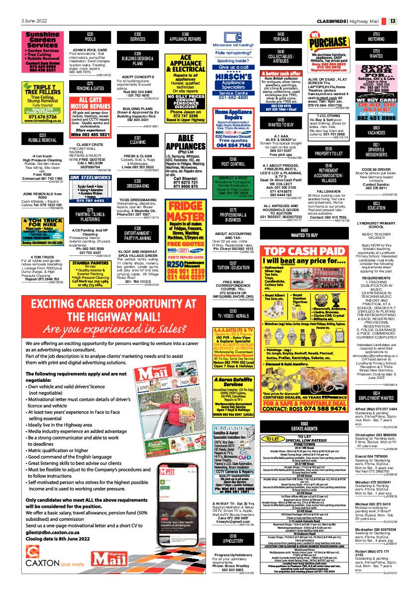 Highway Mail 3 June 2022 page 13