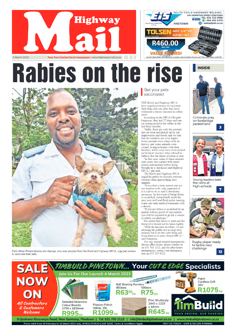 Highway Mail 3 March 2023 page 1