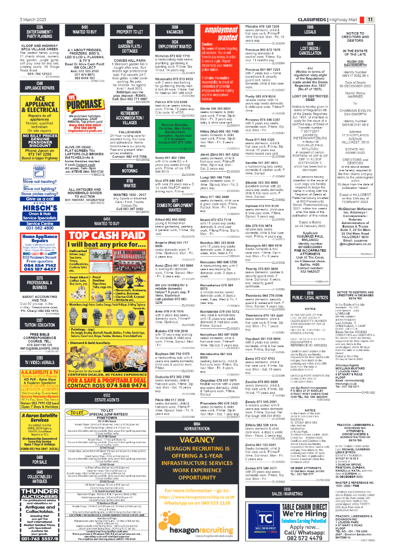 Highway Mail 3 March 2023 page 11