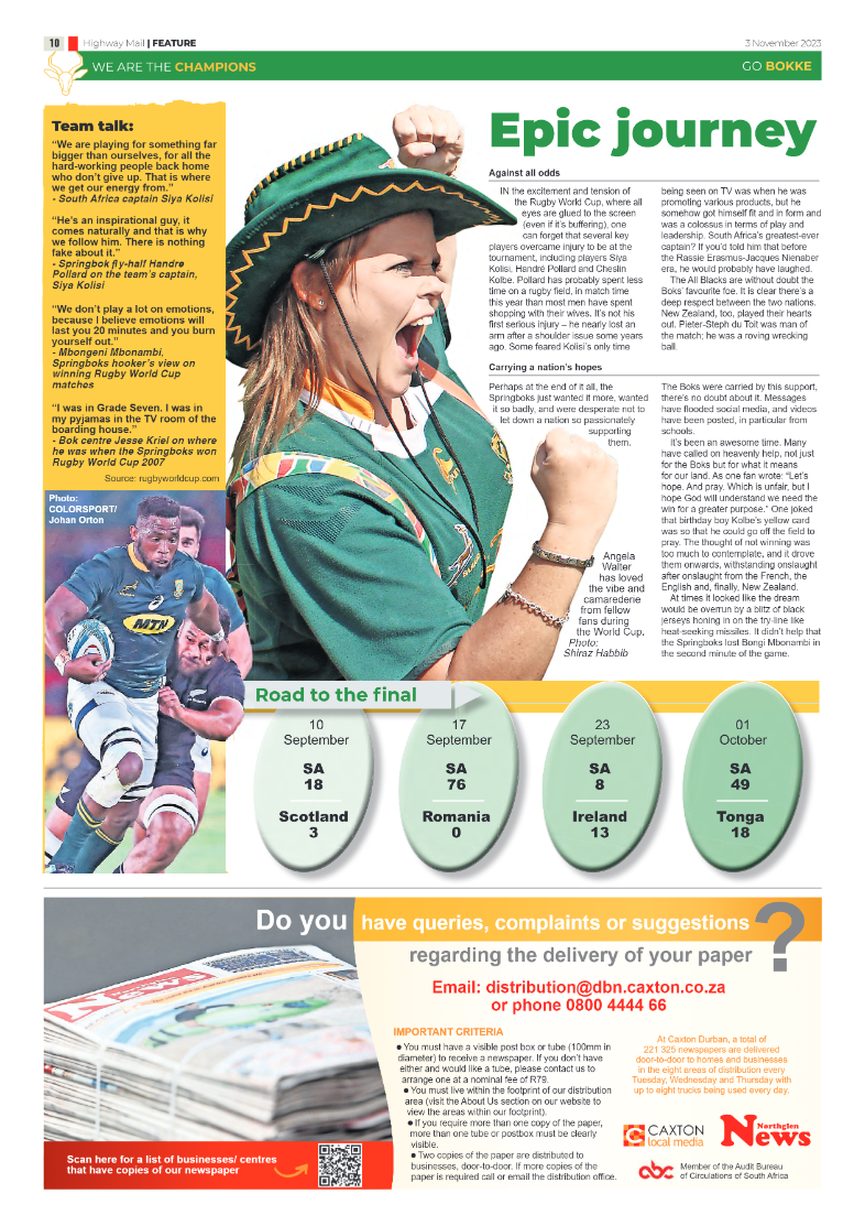 Highway Mail 3 November 2023 page 10