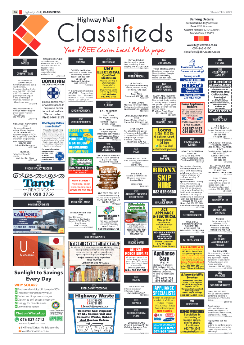 Highway Mail 3 November 2023 page 14