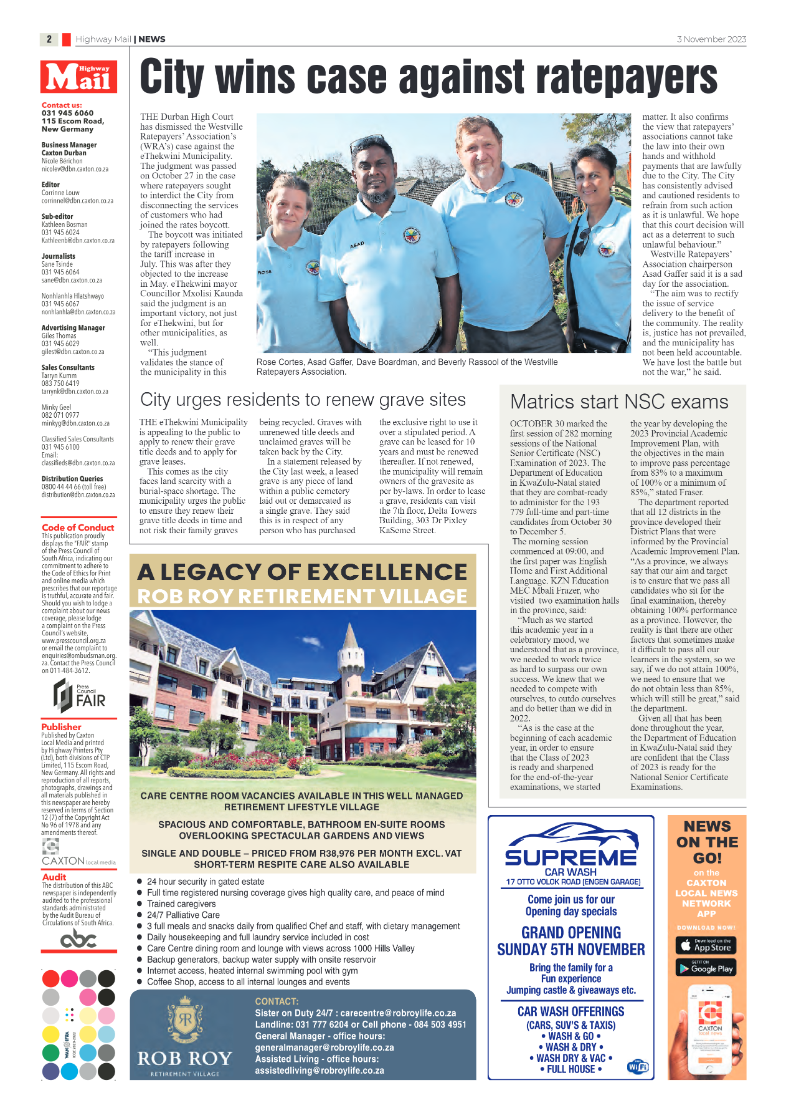 Highway Mail 3 November 2023 page 2