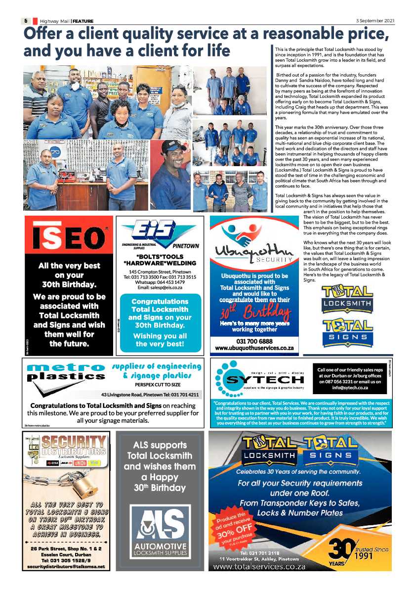 Highway Mail 3 September 2021 page 6