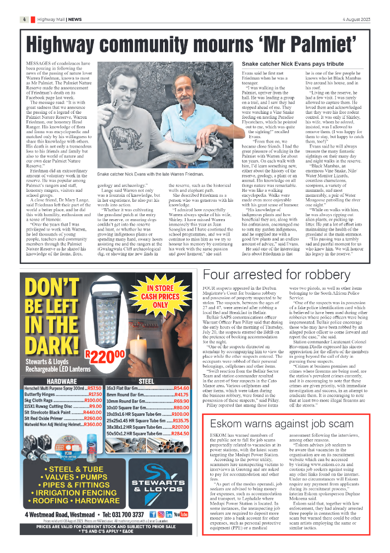 Highway Mail 4 August 2023 page 4