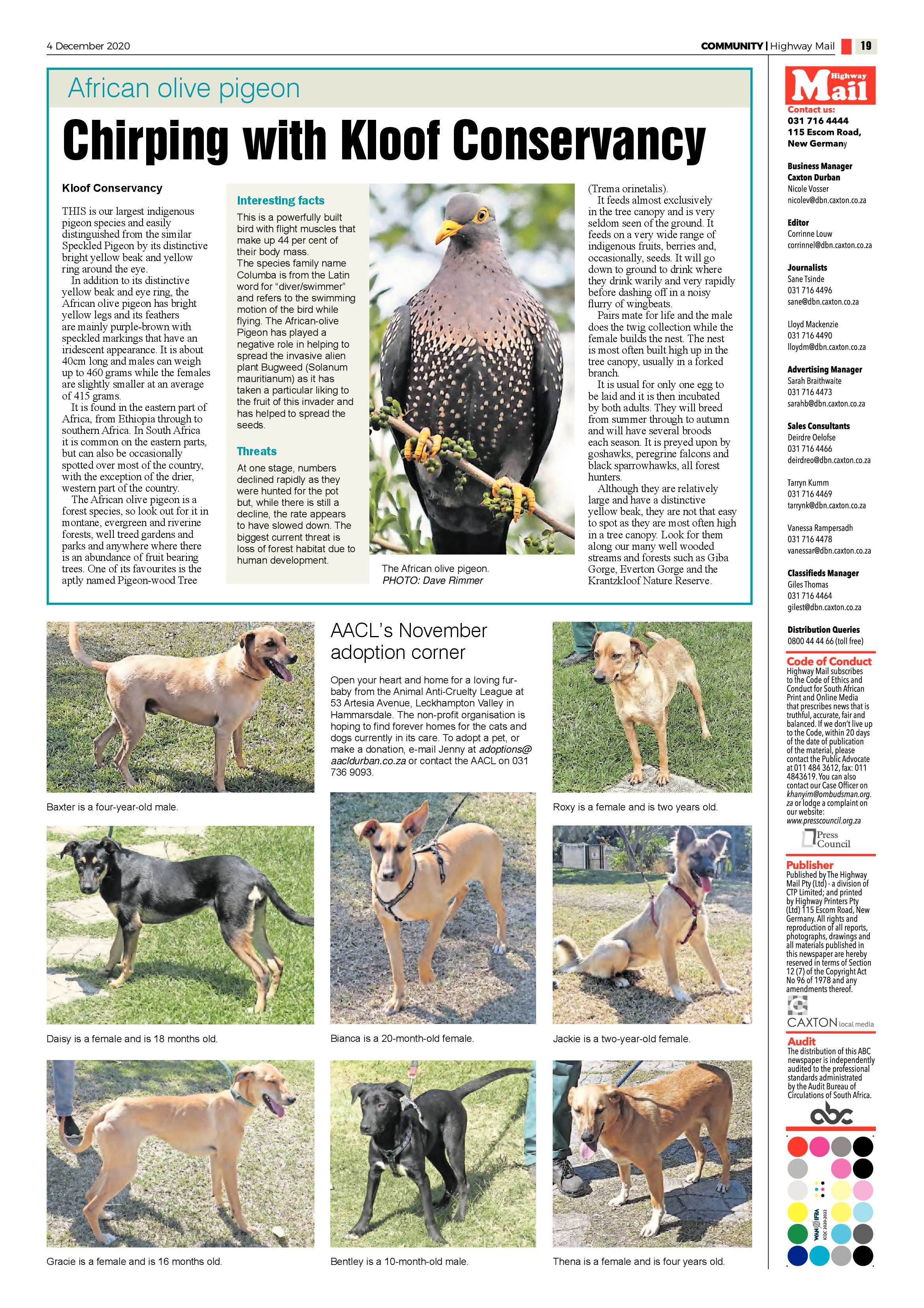 Highway Mail 4 December 2020 page 19