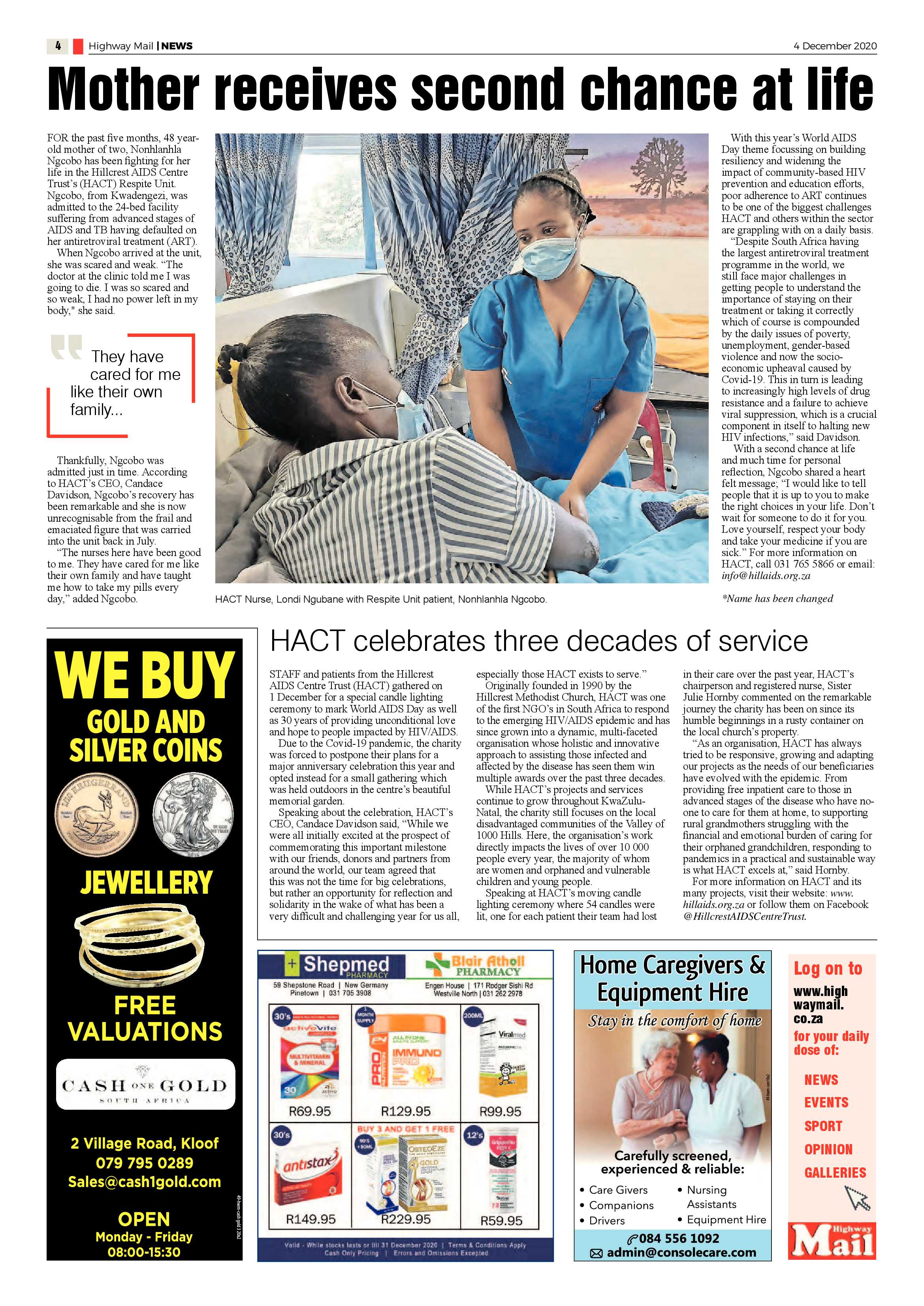 Highway Mail 4 December 2020 page 4