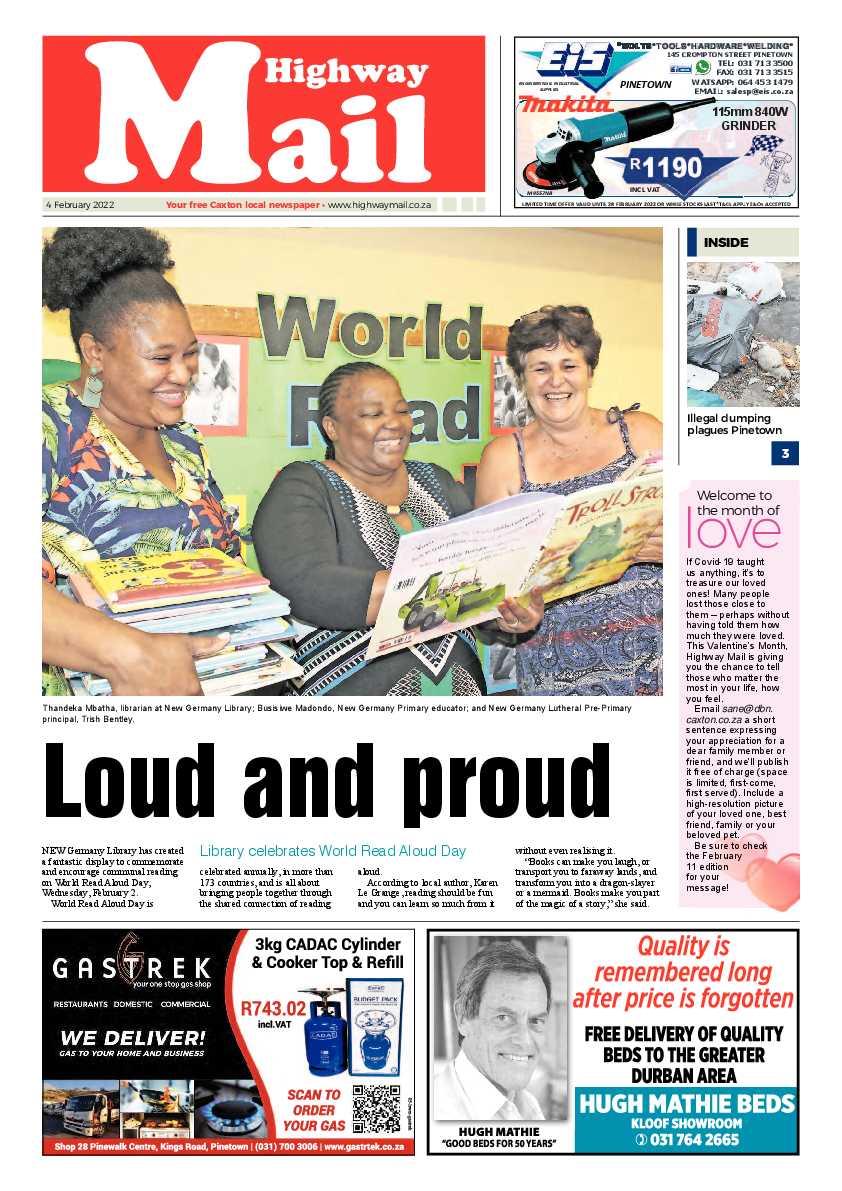 Highway Mail 4 February 2022 page 1