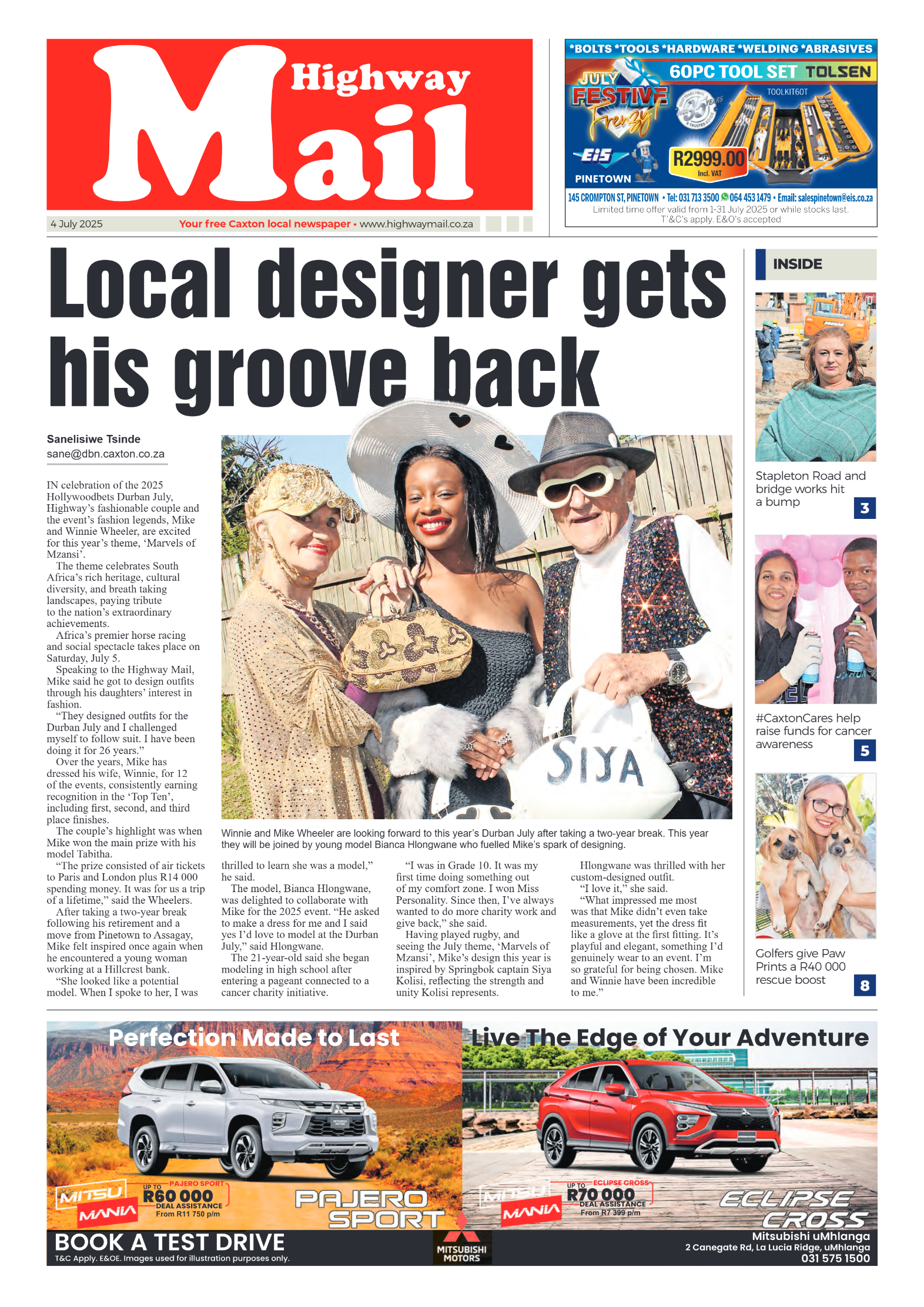 Highway Mail 4 July 2025 page 1