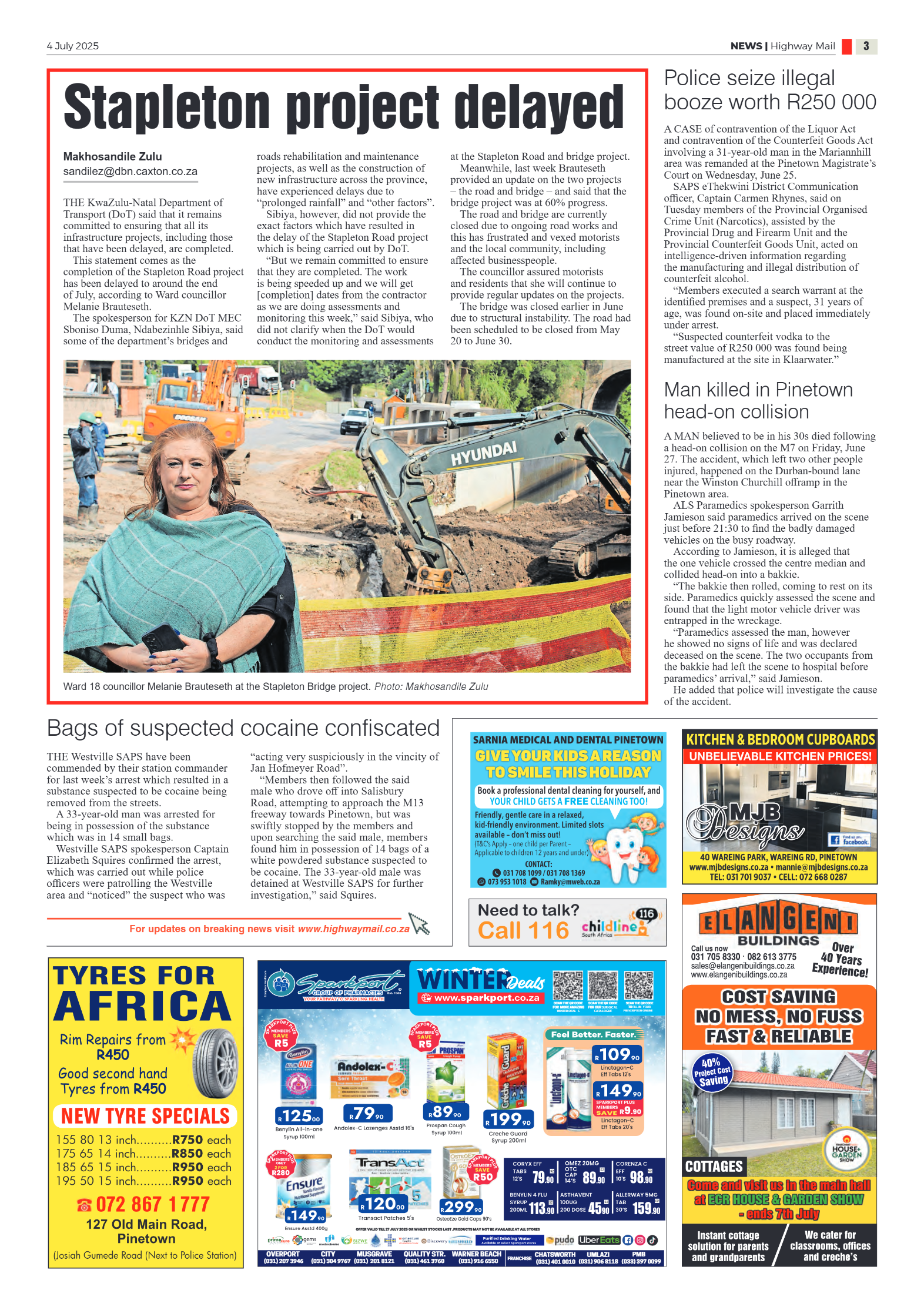 Highway Mail 4 July 2025 page 3