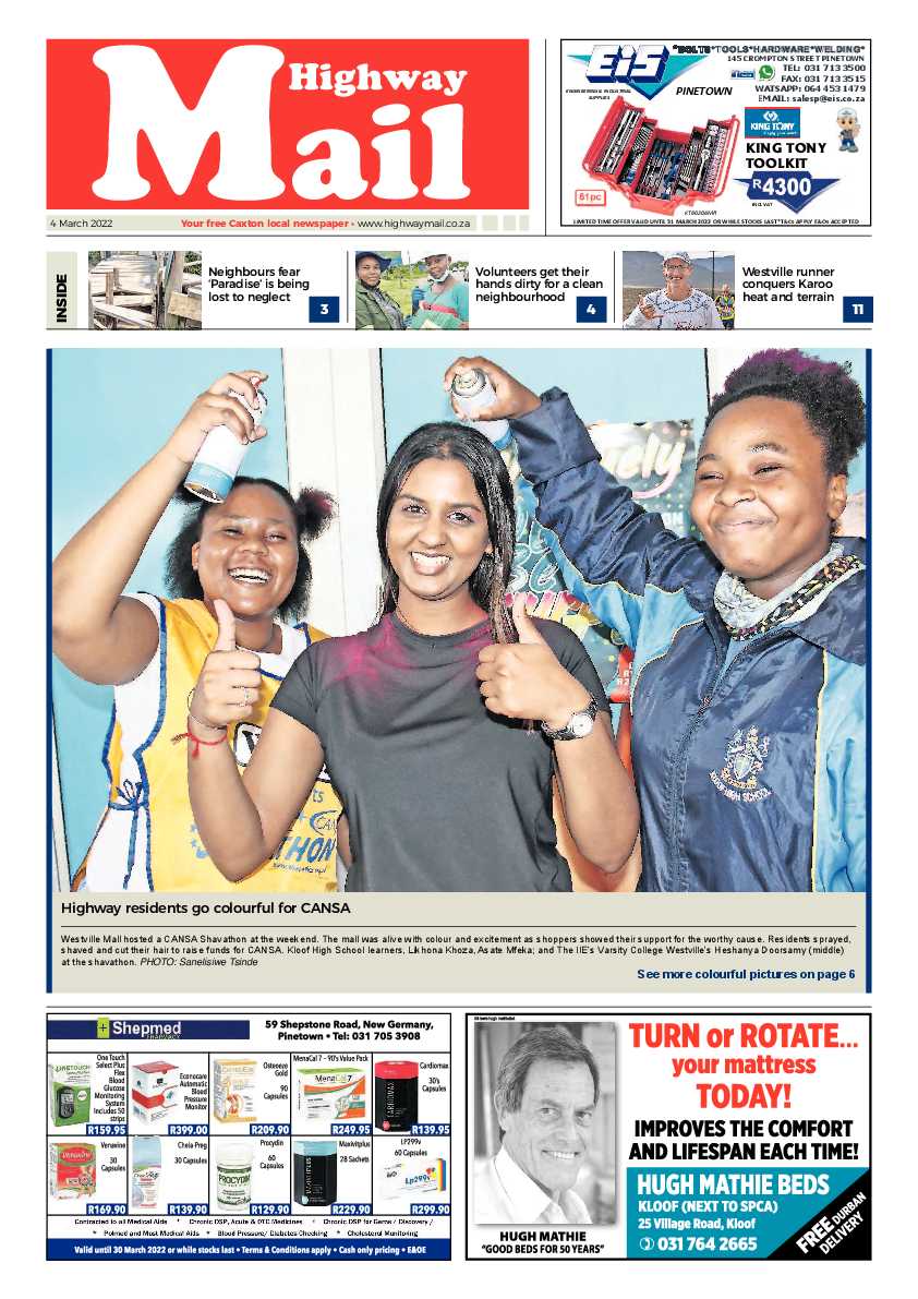 Highway Mail 4 March 2022 page 1