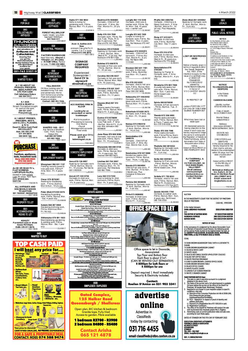 Highway Mail 4 March 2022 page 10