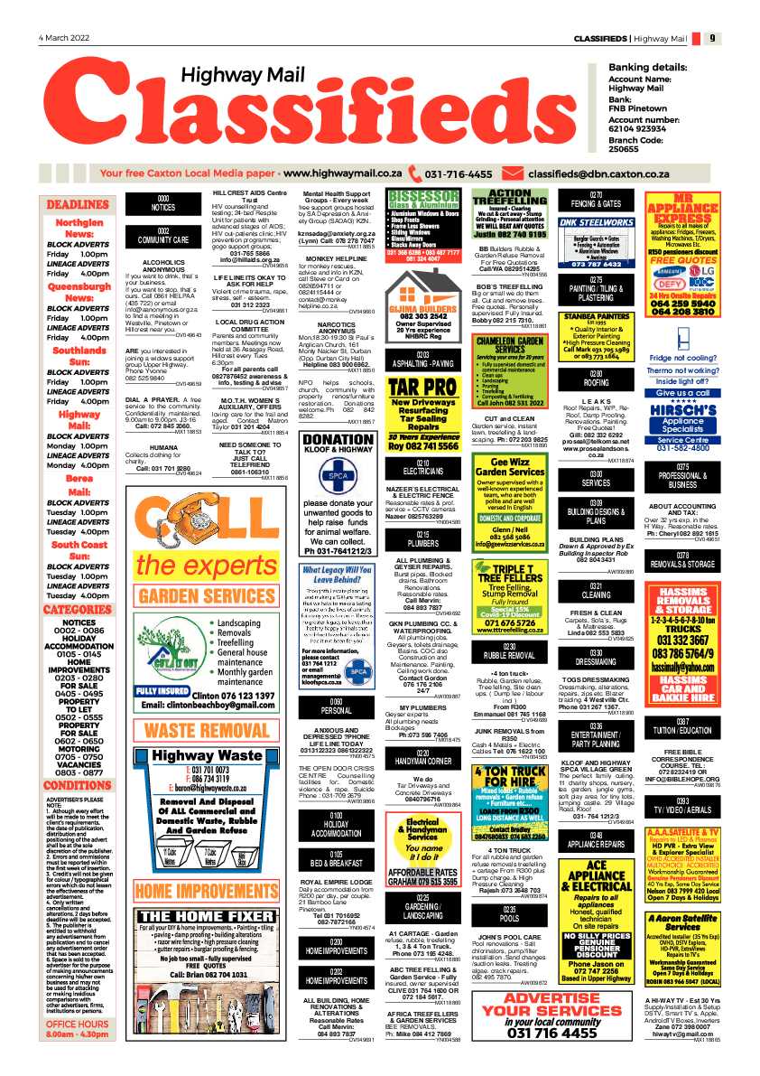 Highway Mail 4 March 2022 page 9