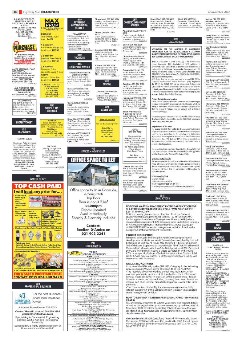 Highway Mail 4 November 2022 page 14