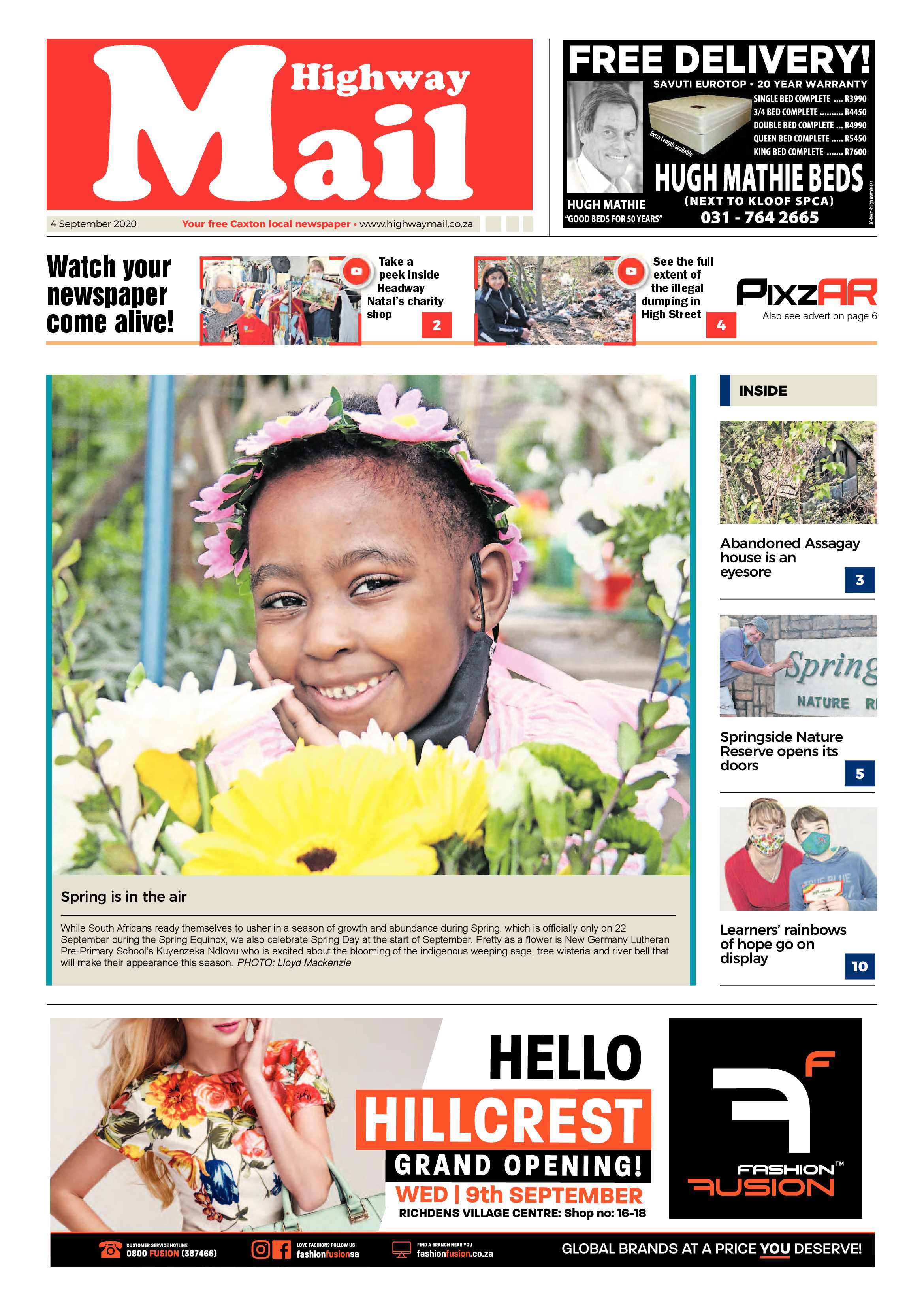 Highway Mail 4 September 2020 page 1