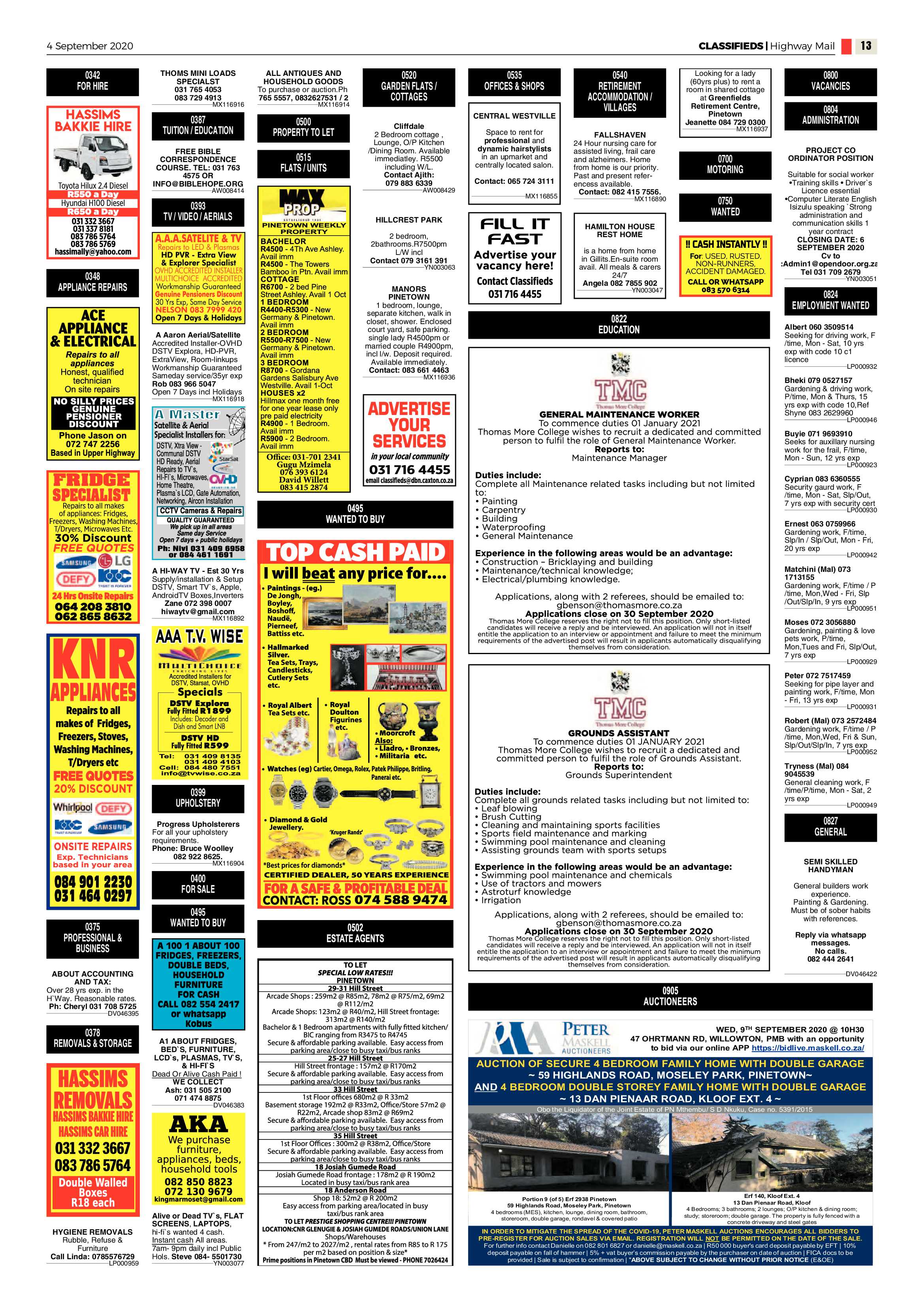 Highway Mail 4 September 2020 page 13