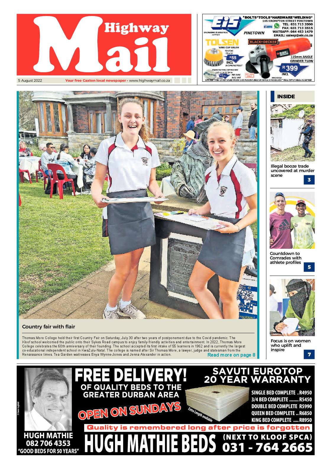 Highway Mail 5 August 2022 page 1