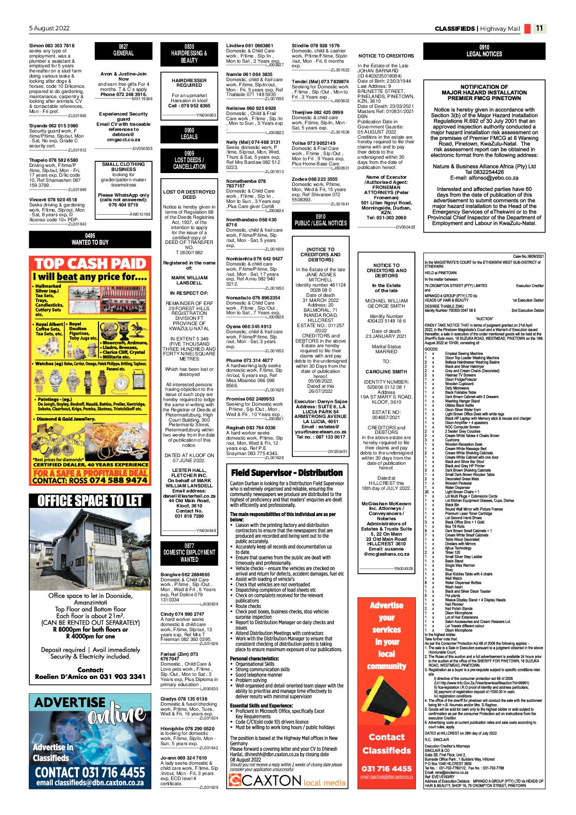 Highway Mail 5 August 2022 page 11