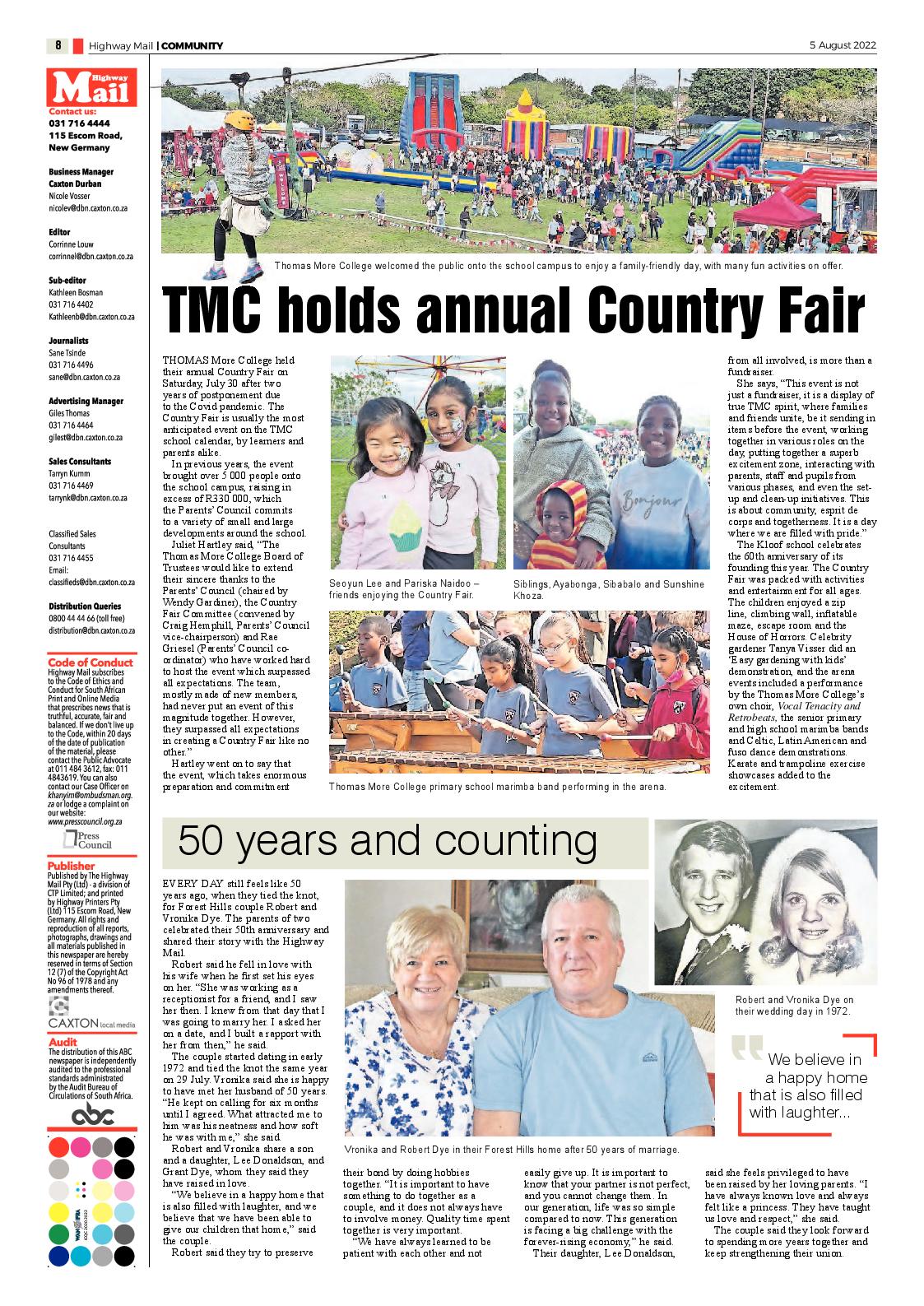 Highway Mail 5 August 2022 page 8