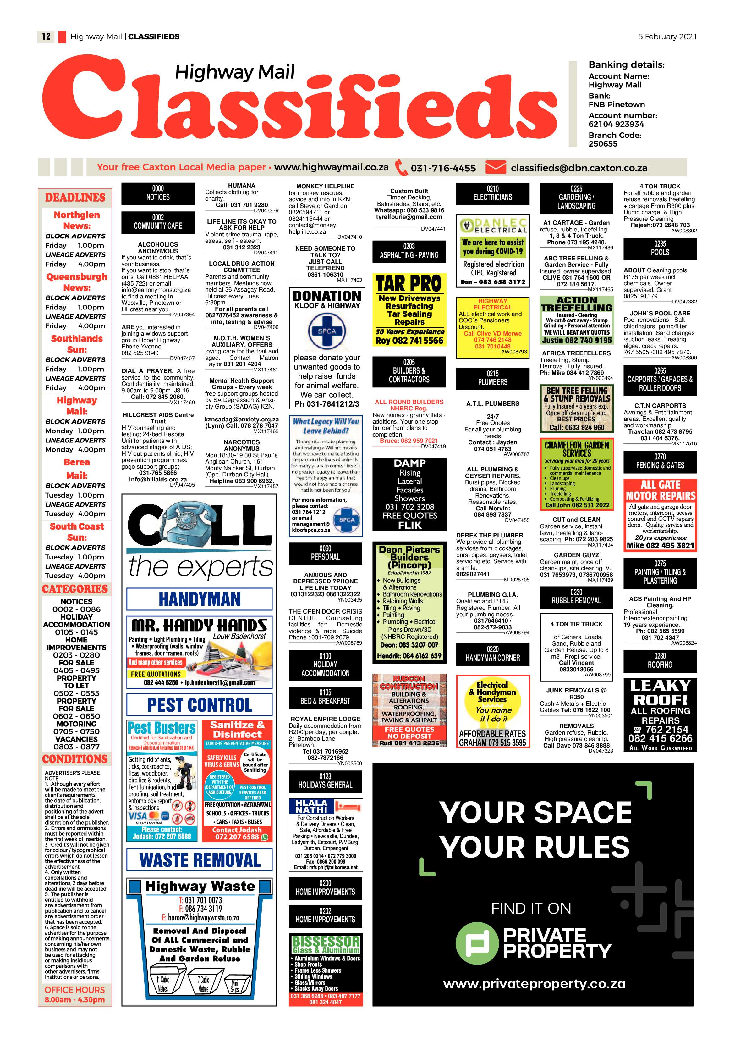 Highway Mail 5 February 2021 page 12