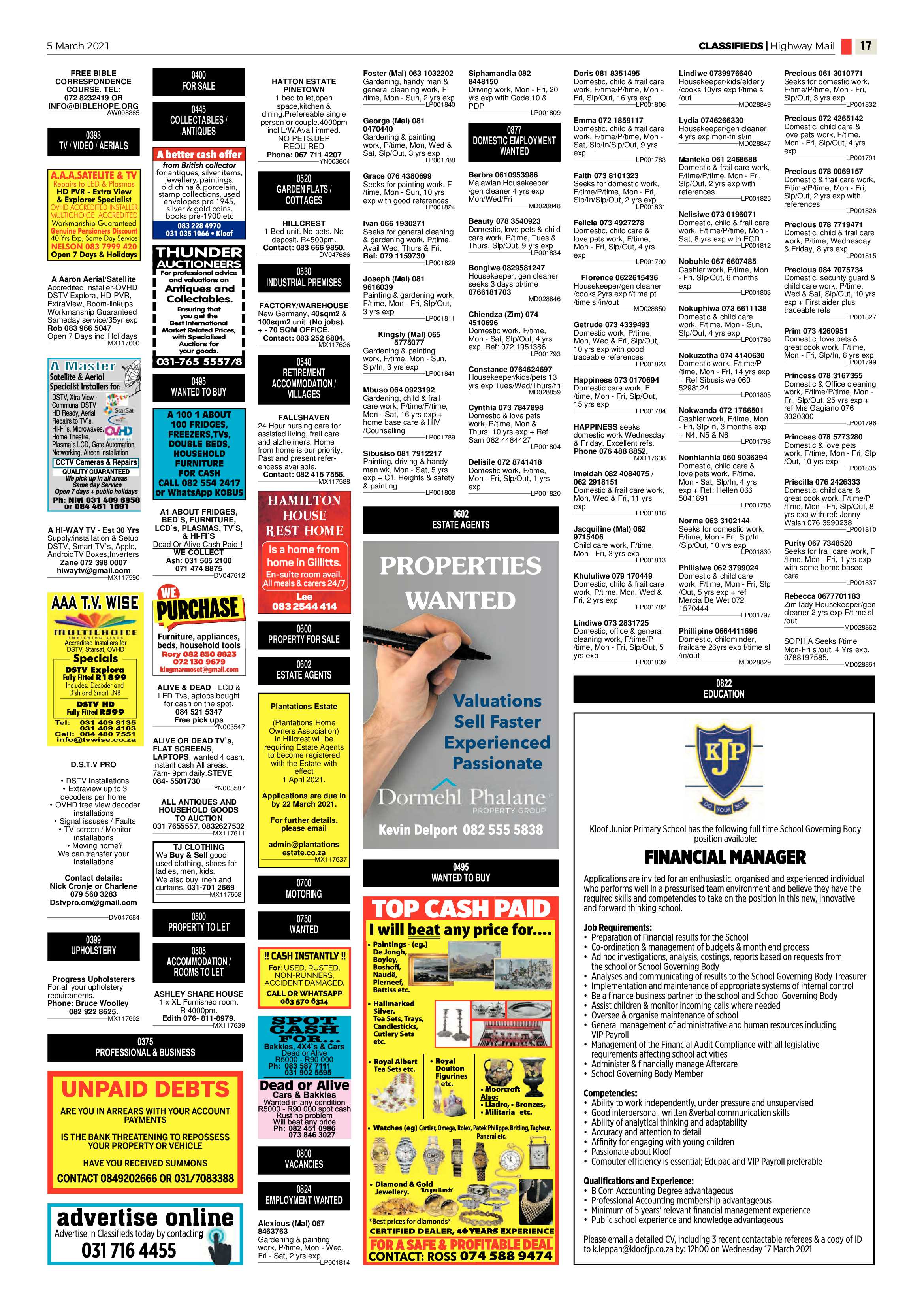 Highway Mail 5 March 2021 page 17
