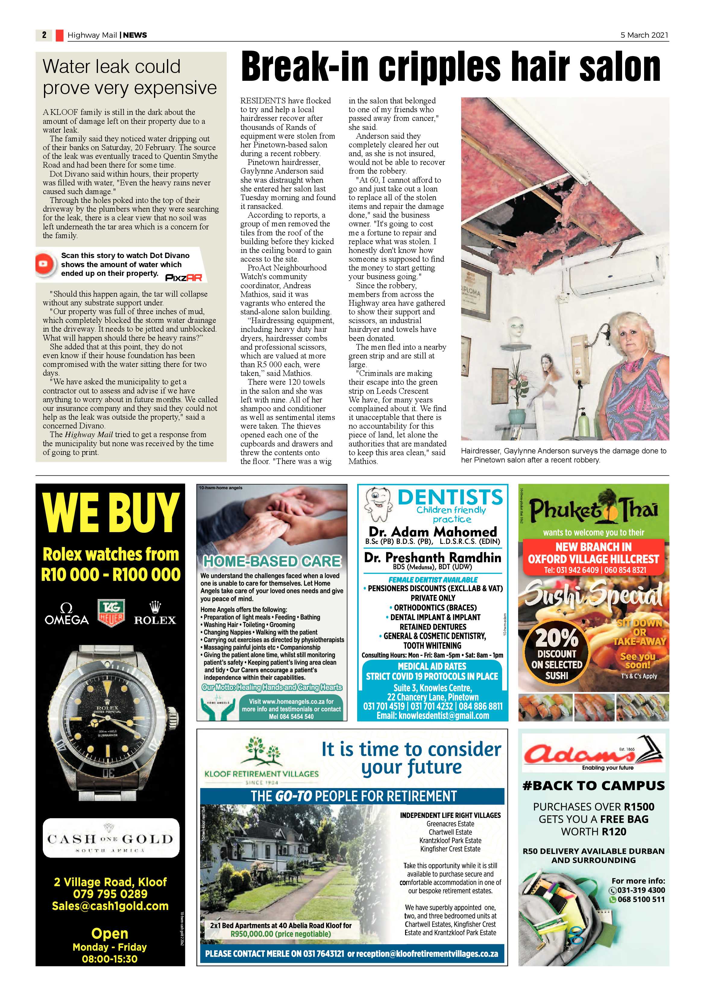 Highway Mail 5 March 2021 page 2